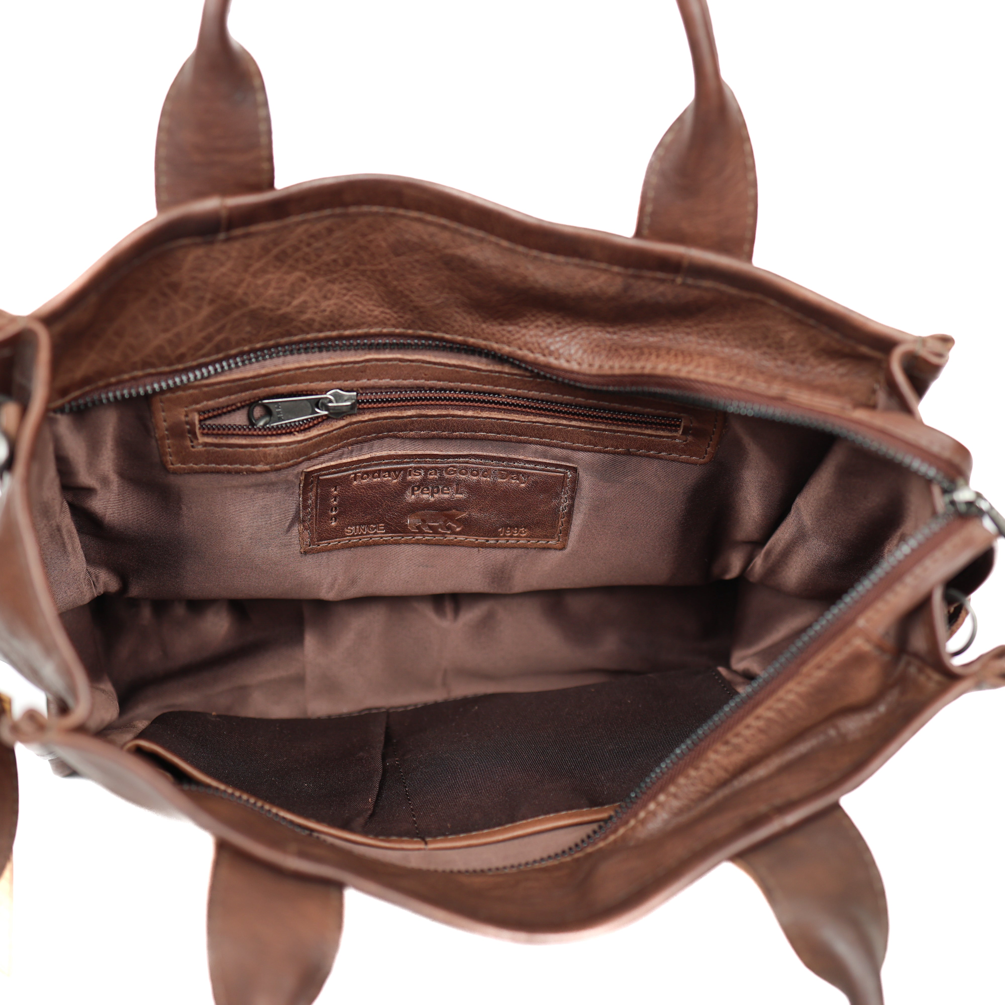 Tote bag 'Pepe' L dark brown