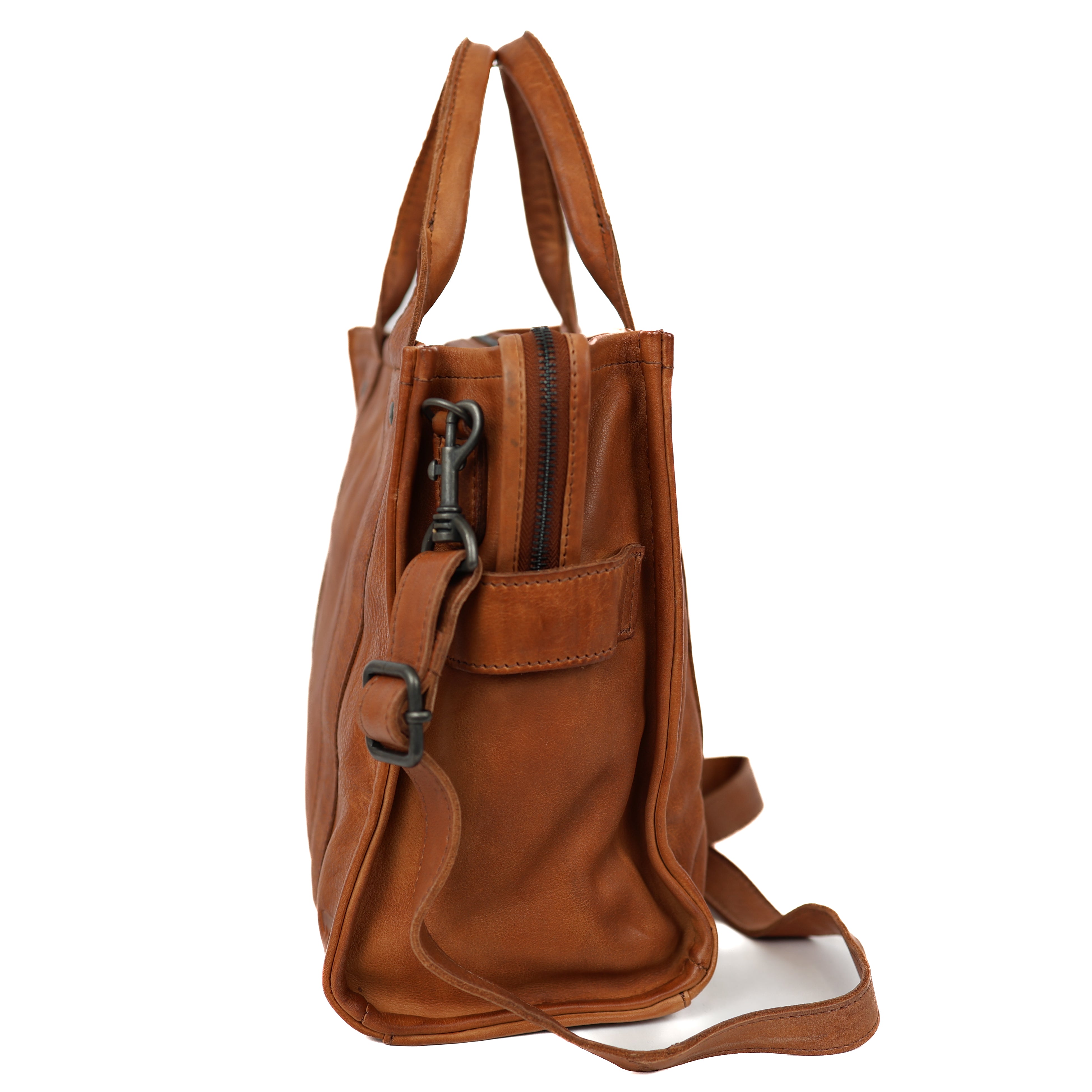 Tote bag 'Pepe' L cognac