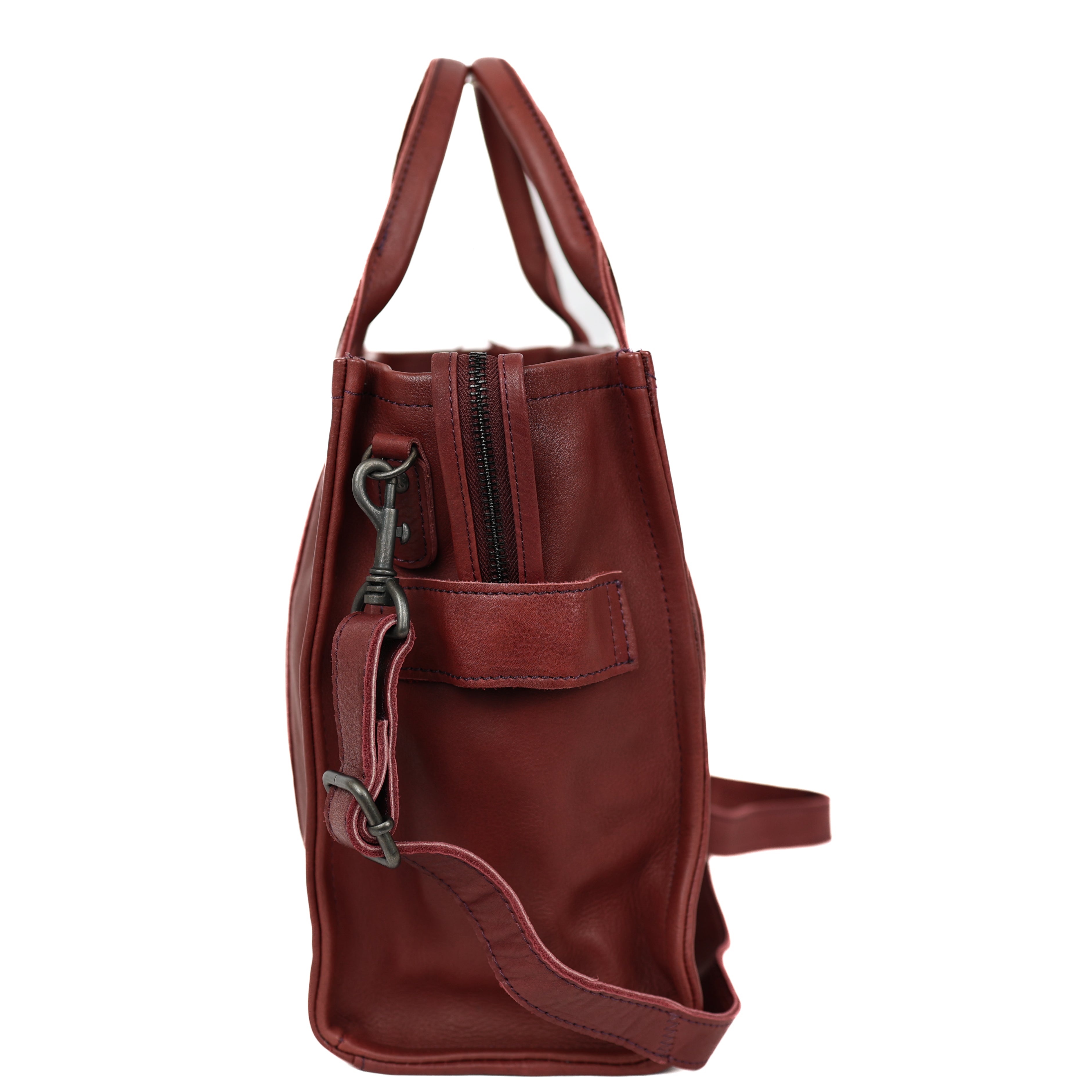 Tote bag 'Pepe' L bordeaux