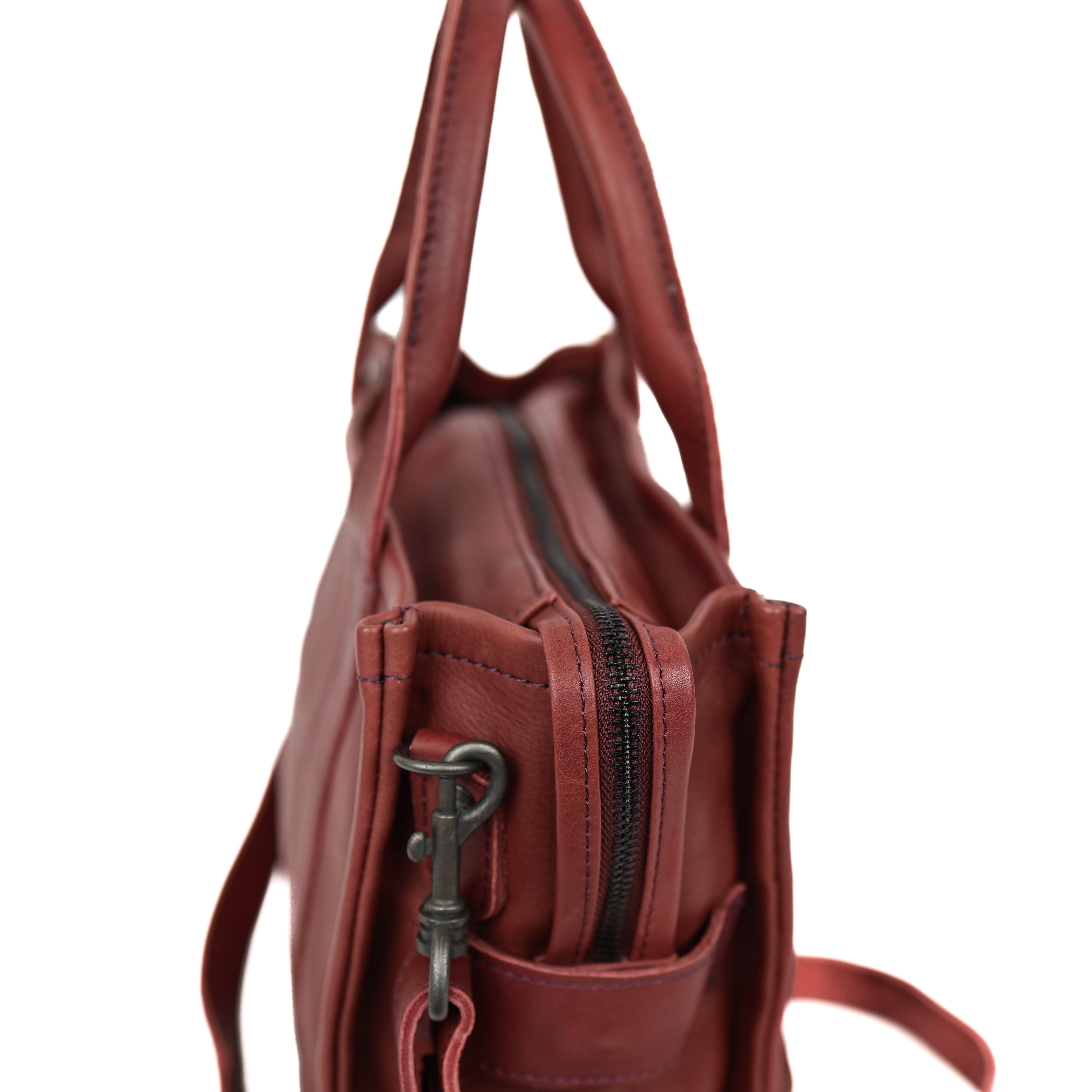 Tote bag 'Pepe' M bordeaux