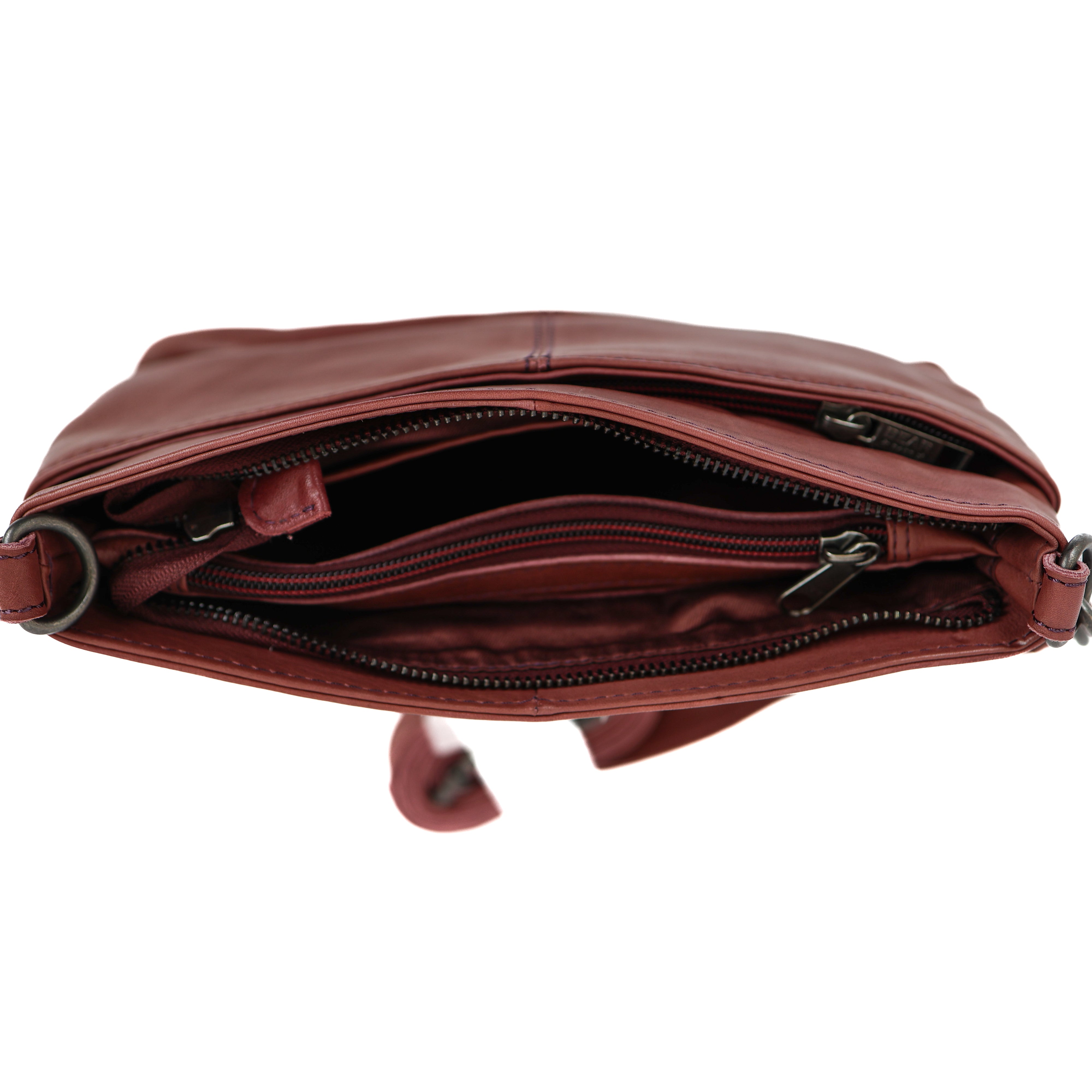 Shoulder bag 'Ashley' burgundy