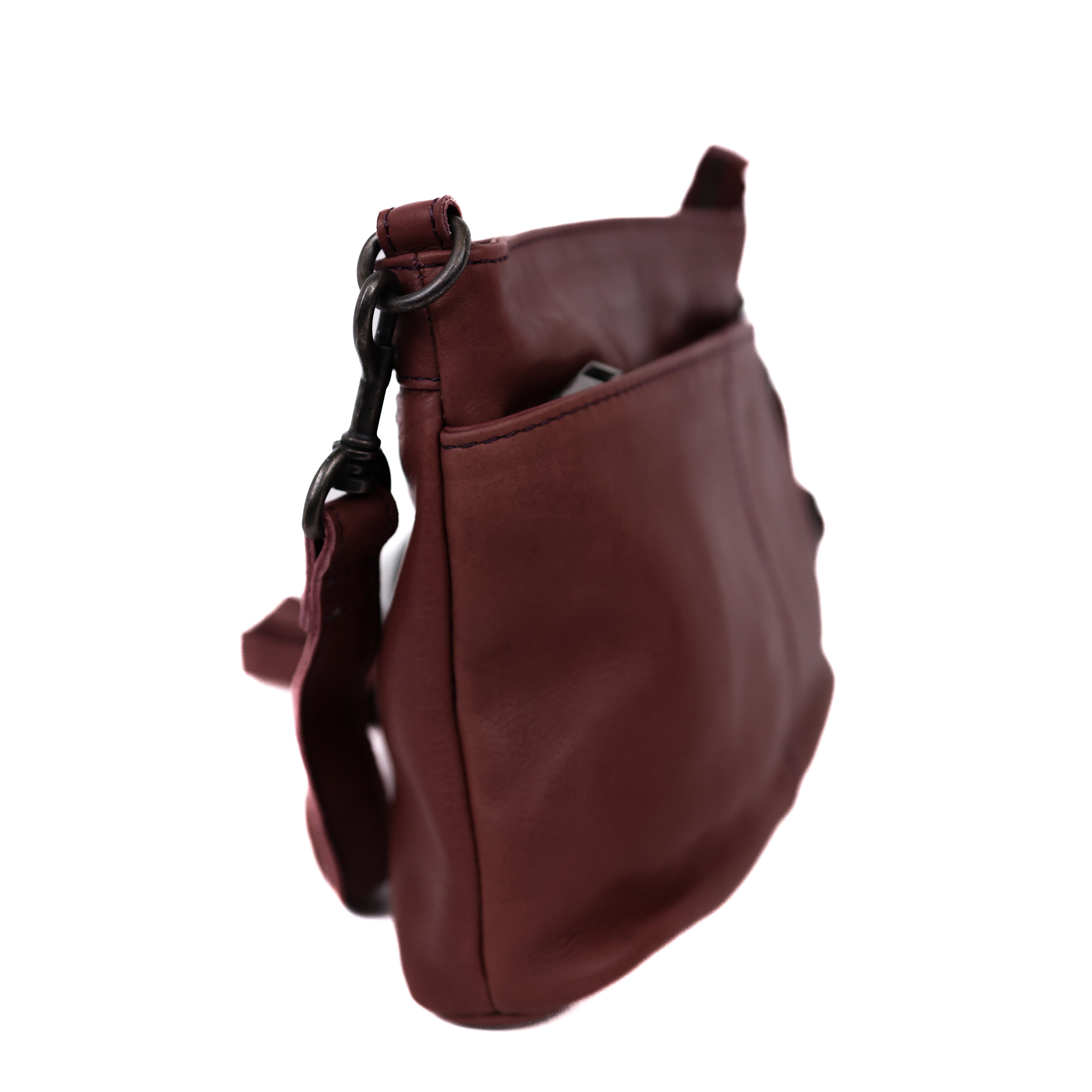 Shoulder bag 'Ashley' burgundy