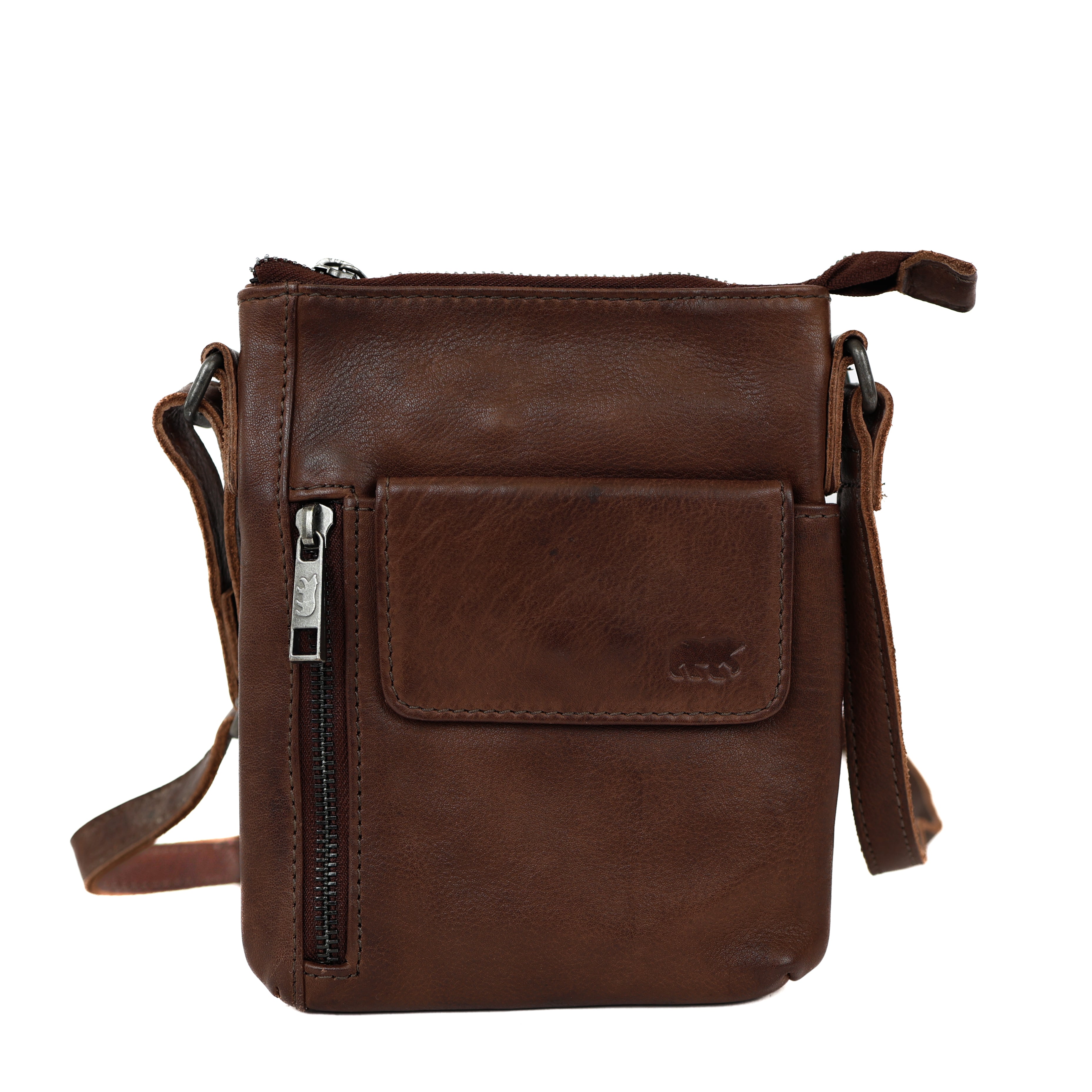 Shoulder bag 'Davide' dark brown