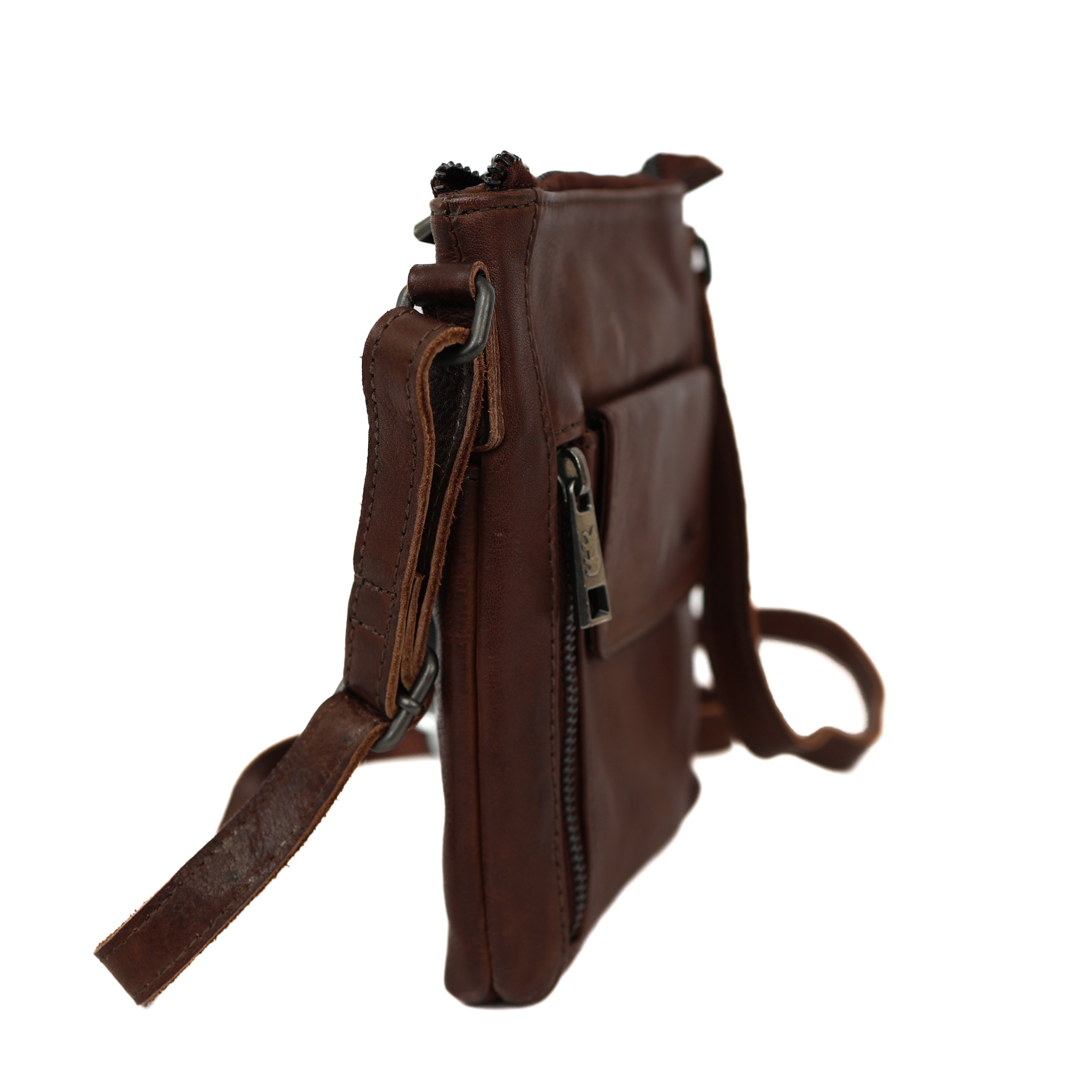 Shoulder bag 'Davide' dark brown