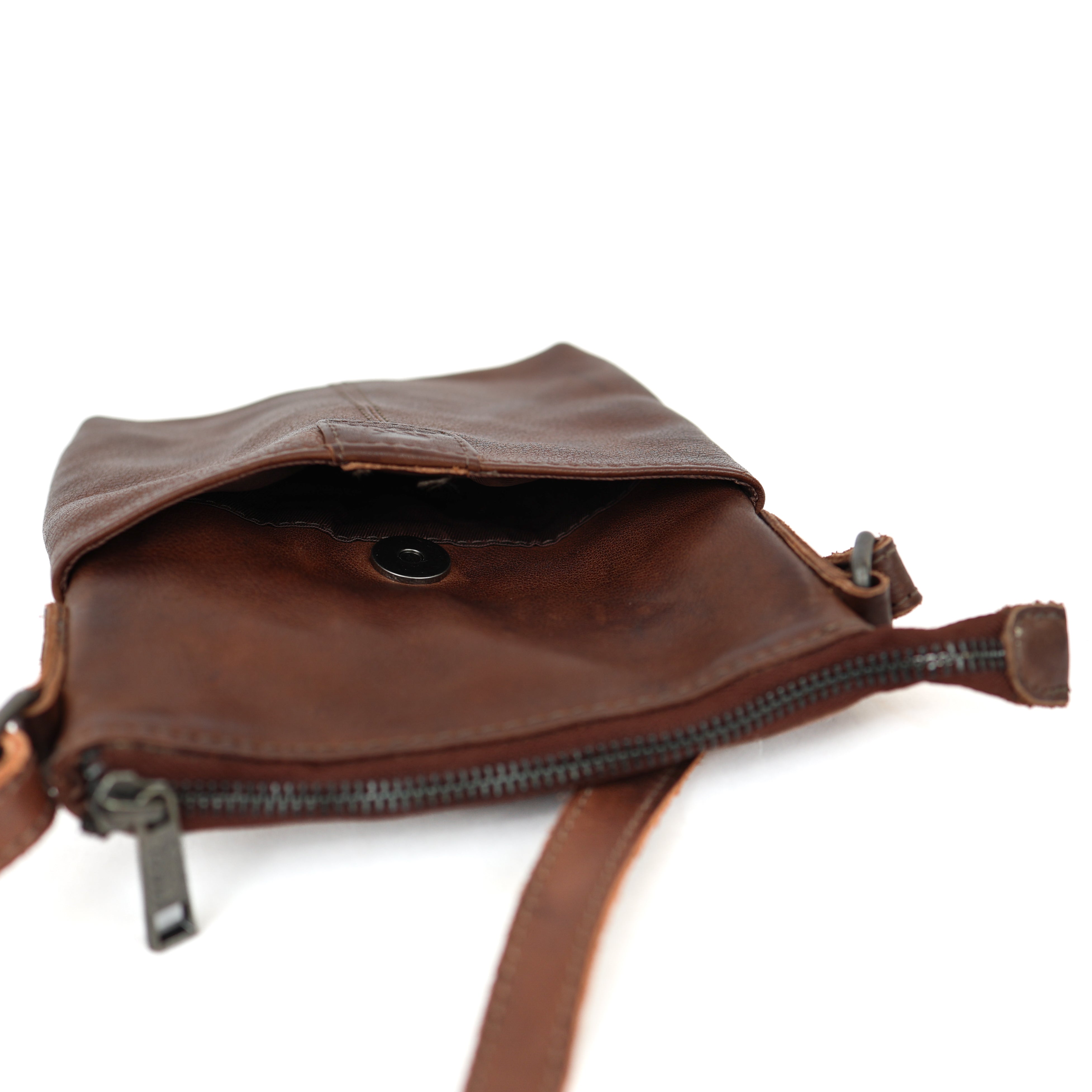 Shoulder bag 'Davide' dark brown
