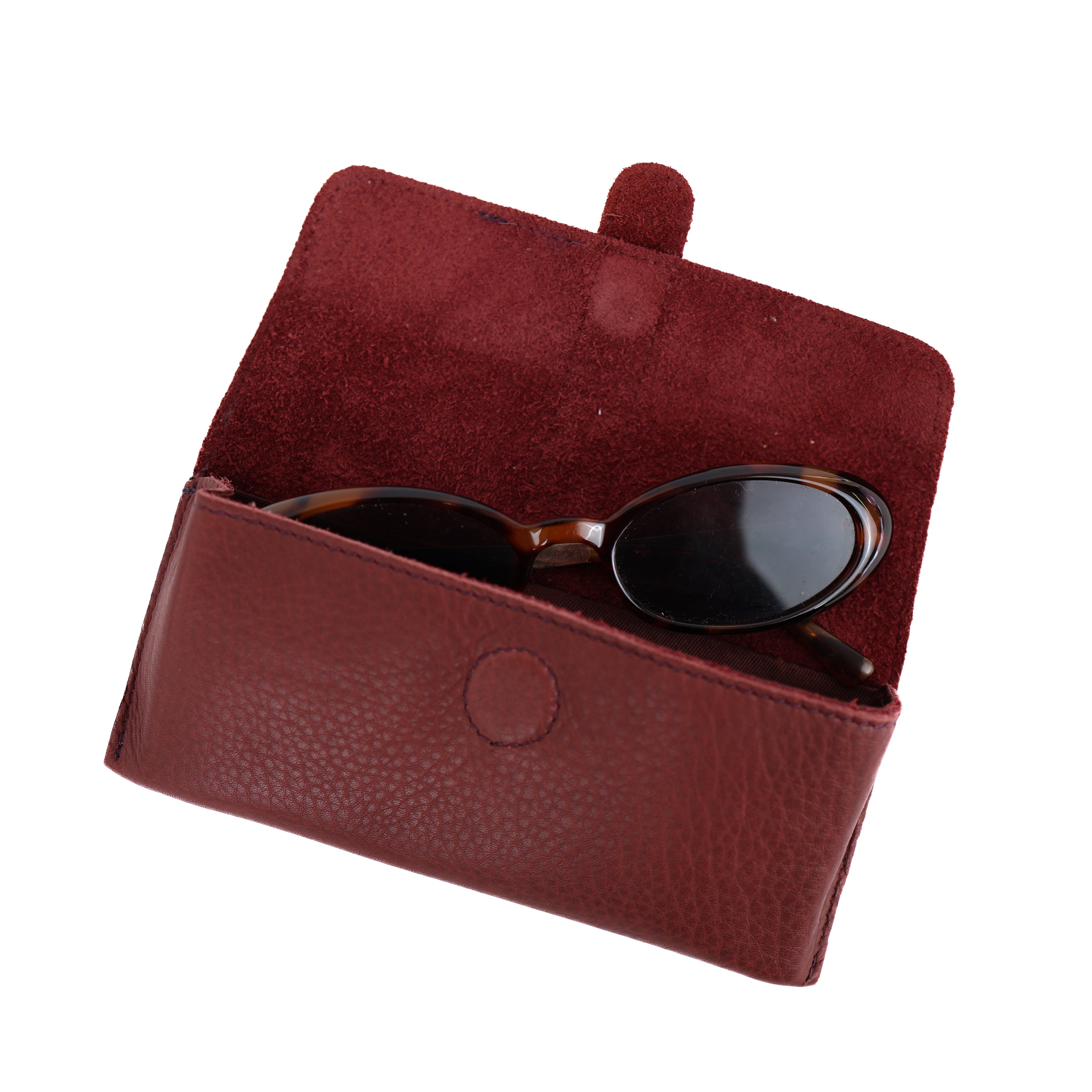 Glasses case 'Weta' burgundy