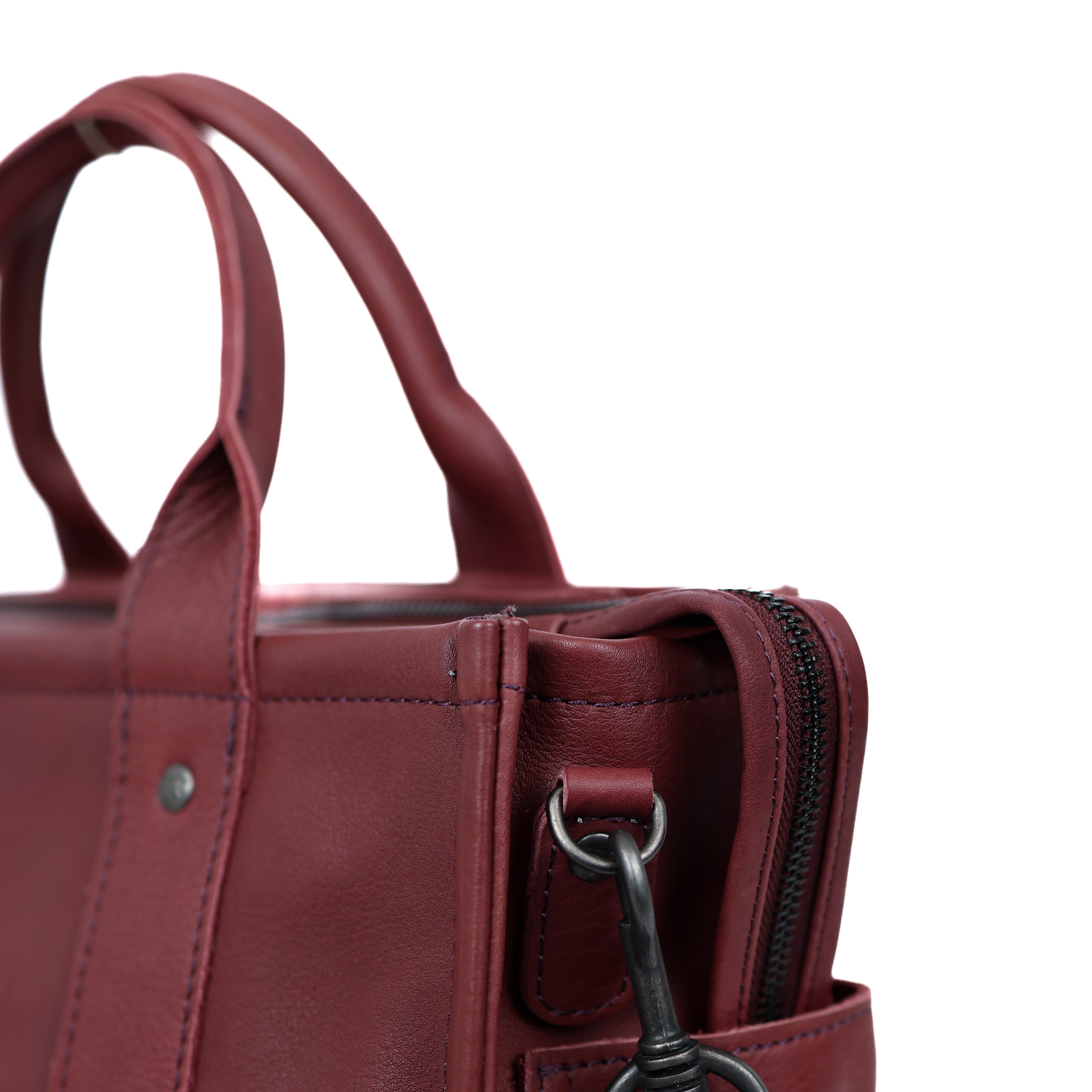 Tote bag 'Pepe' L bordeaux