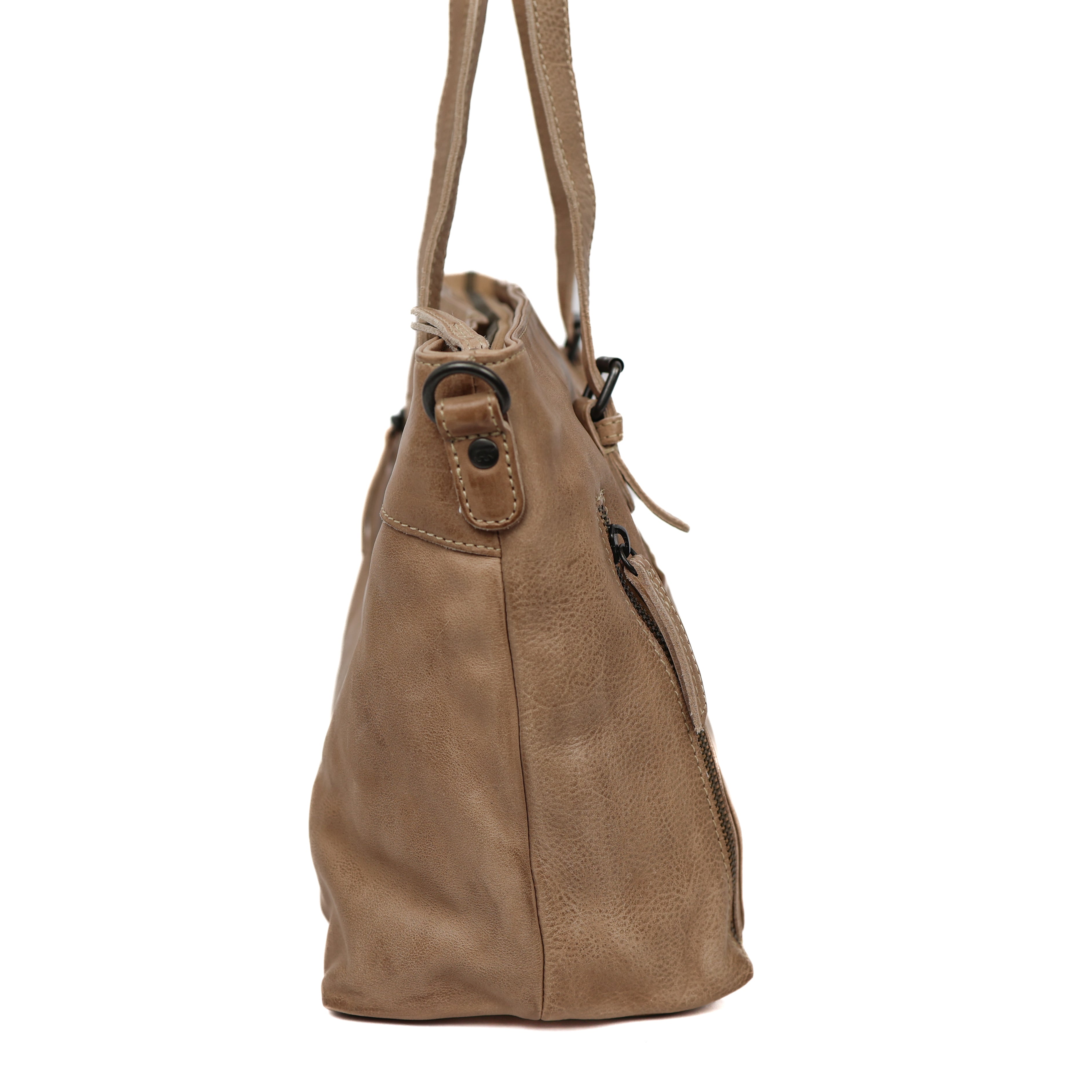 Hand-/schoudertas 'Fleur' beige