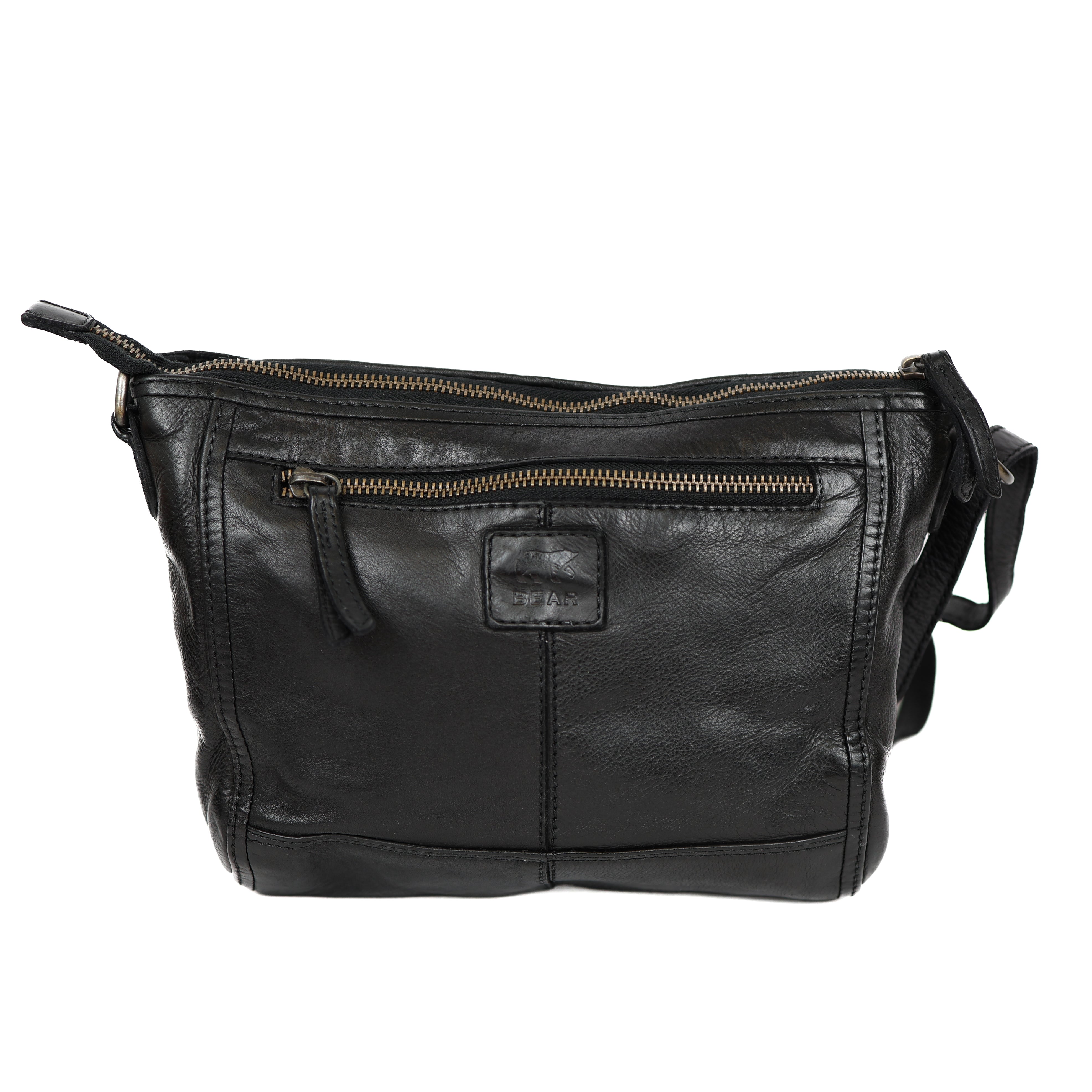 Small shoulder bag 'Myrna' braided black