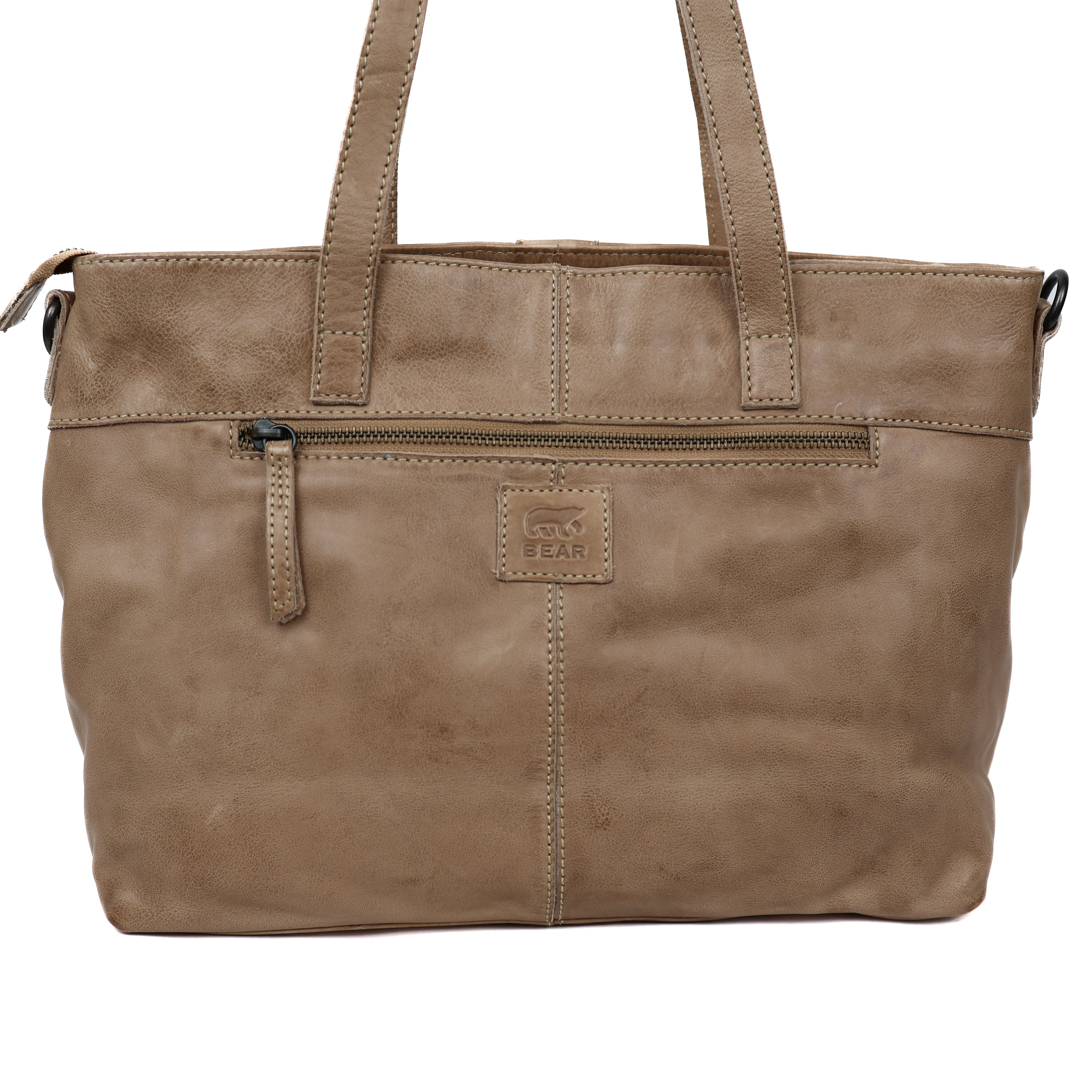 Hand-/schoudertas 'Fleur' beige