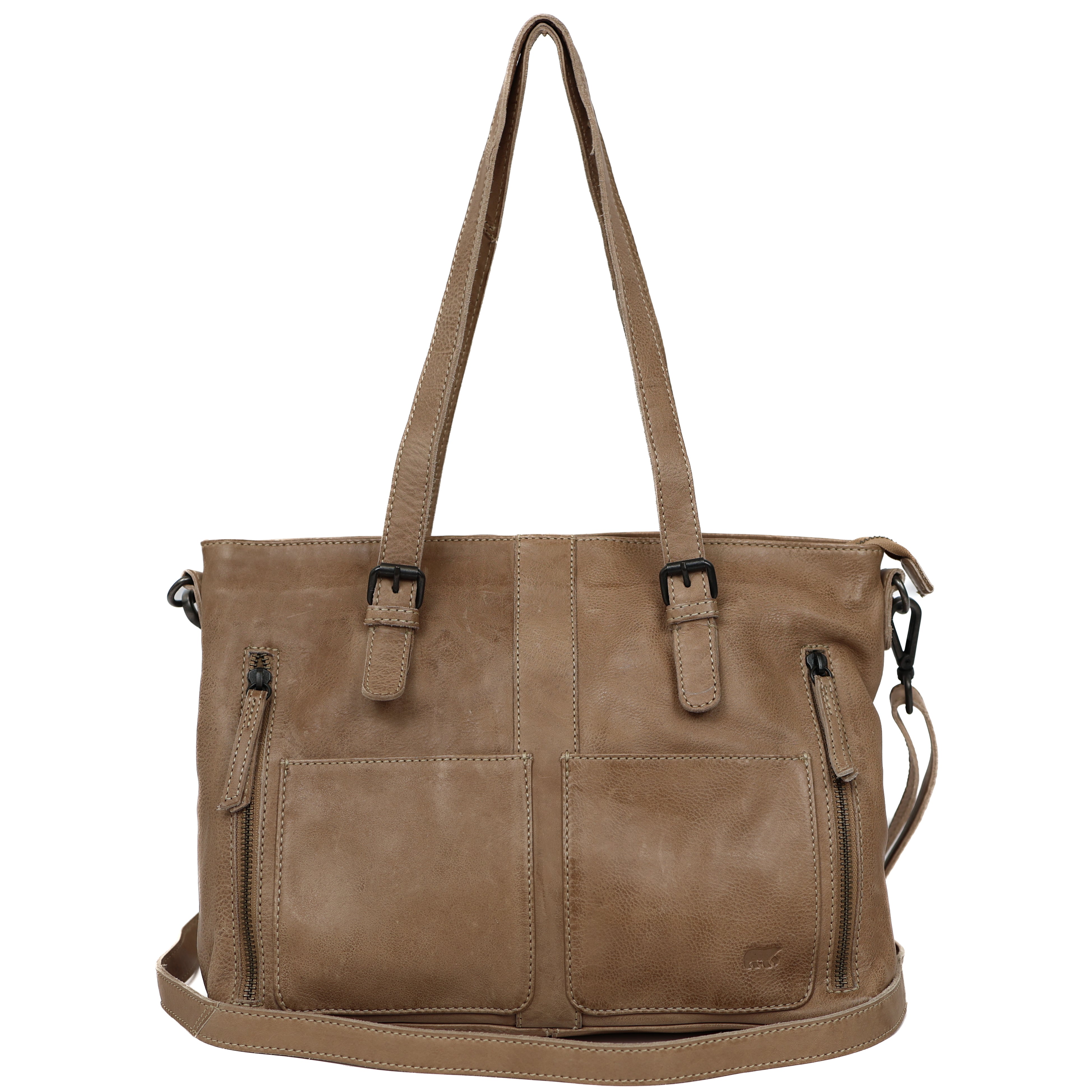 Hand-/schoudertas 'Fleur' beige