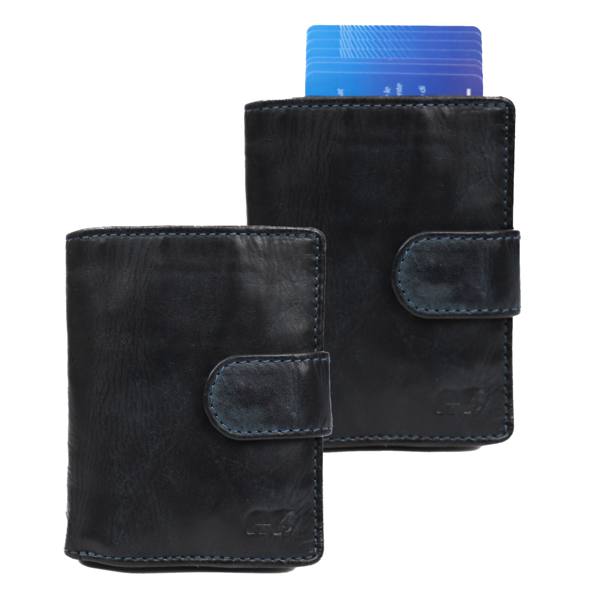 Card holder 'Bobby' dark blue - CL 15689