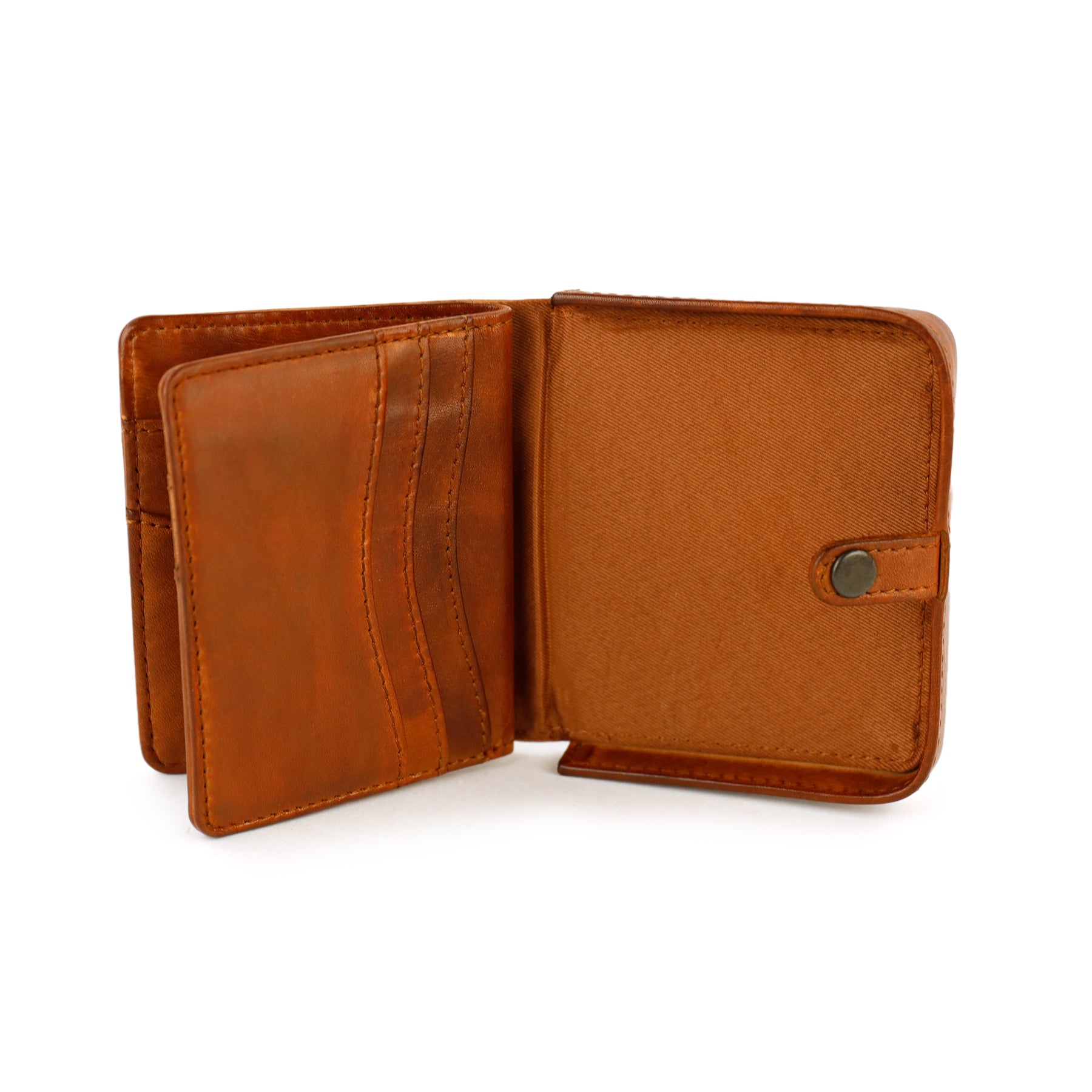 Losgeldbakportemonnee 'John' cognac