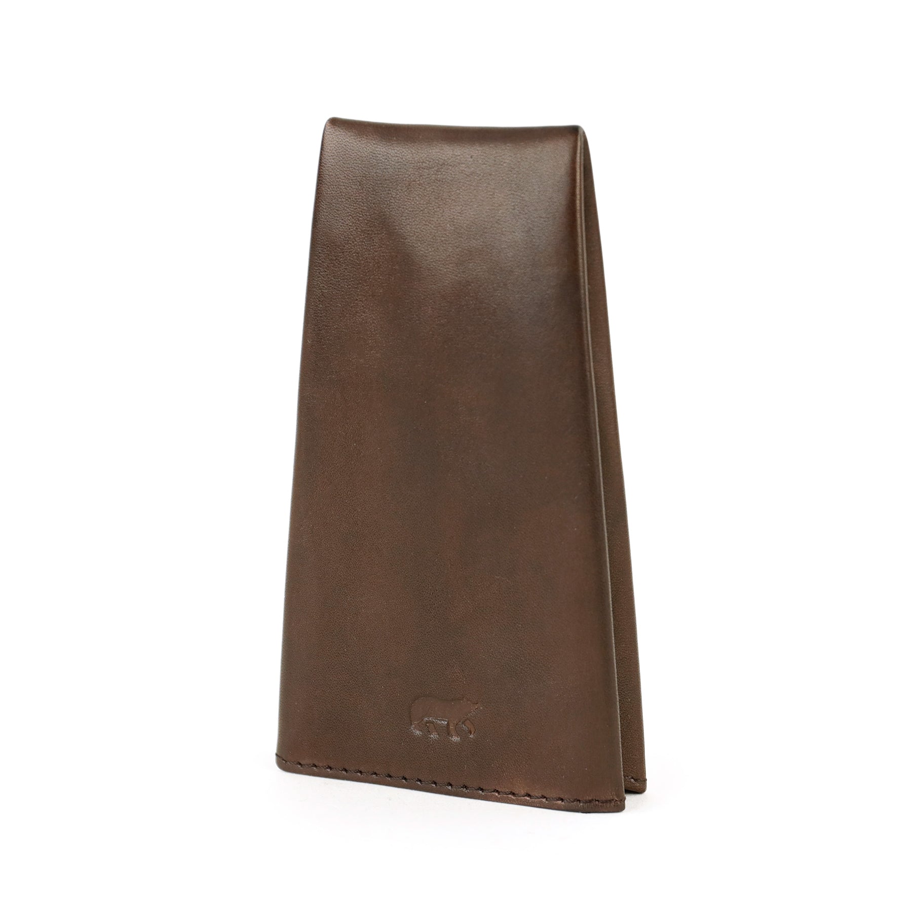 Clock key case 'Pablo' dark brown