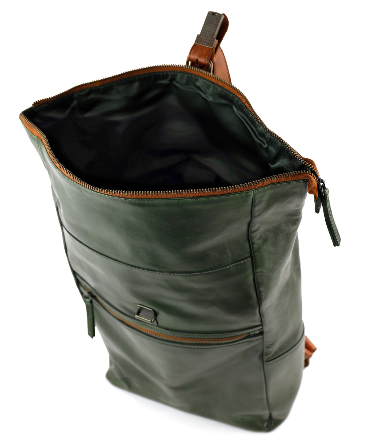 Backpack 'Rick' green/cognac