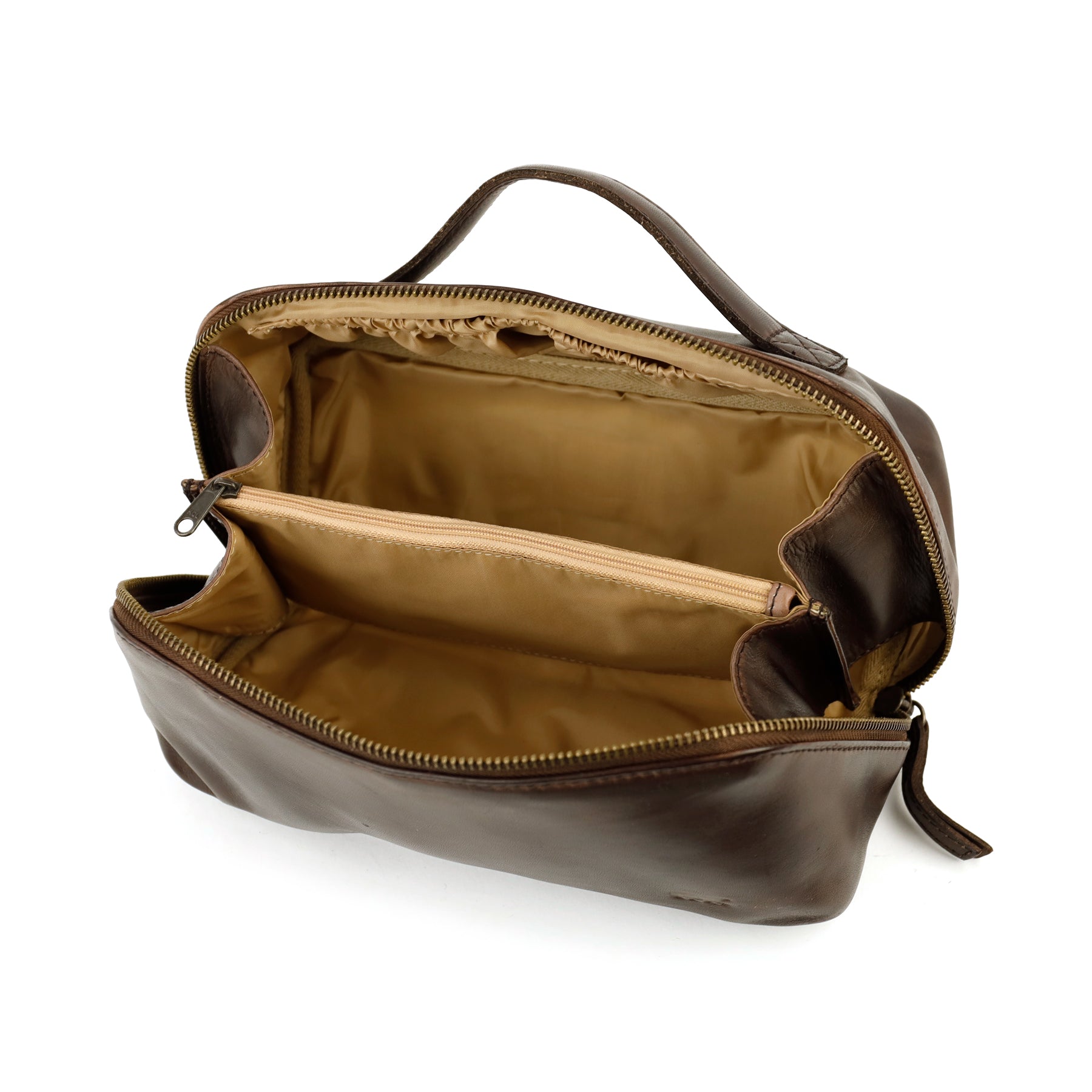 Toiletry bag 'Simone' cognac