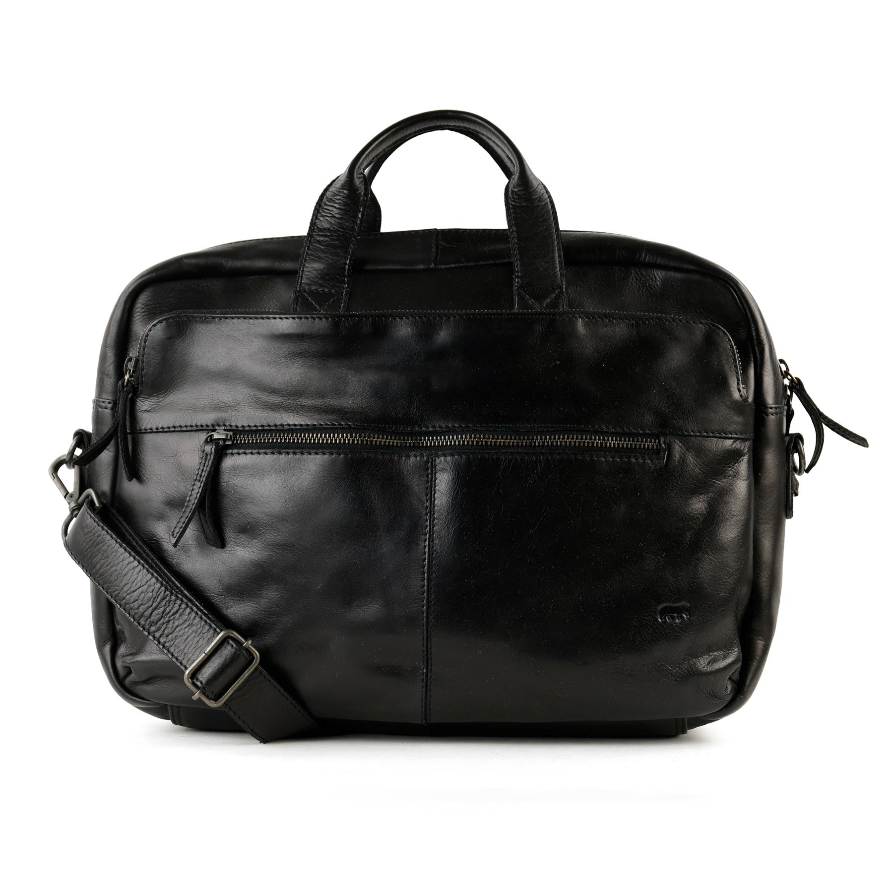 Laptoptas 'dubbele rits Jamie' zwart