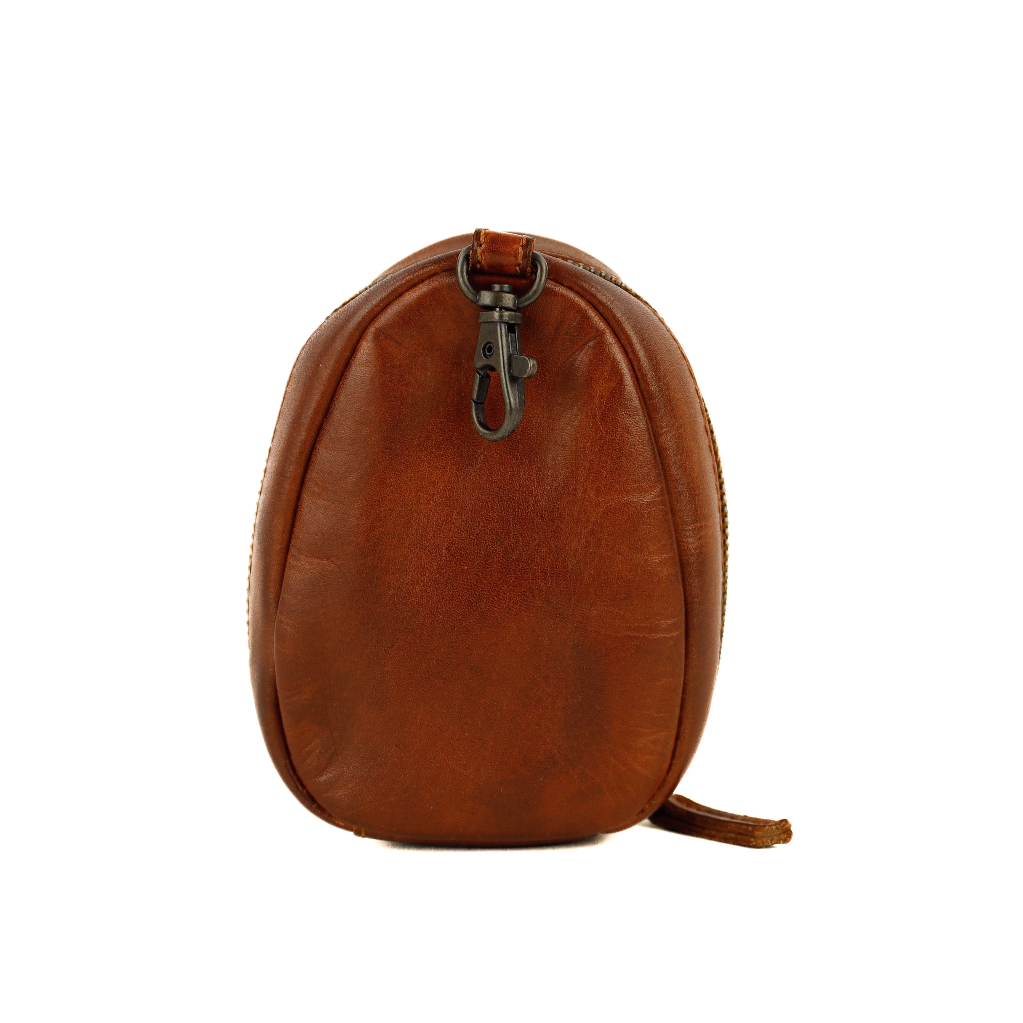 Bag Charm/Case 'Fieke' cognac