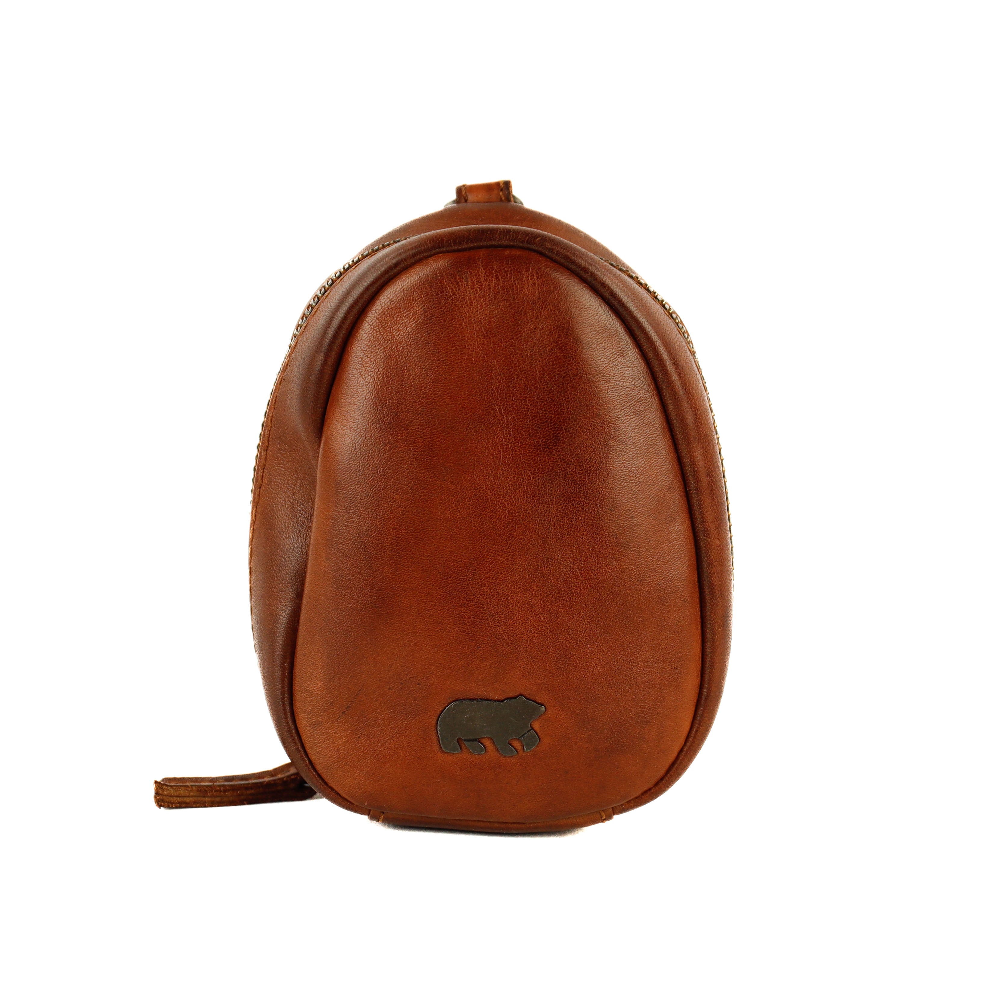 Bag Charm/Case 'Fieke' cognac