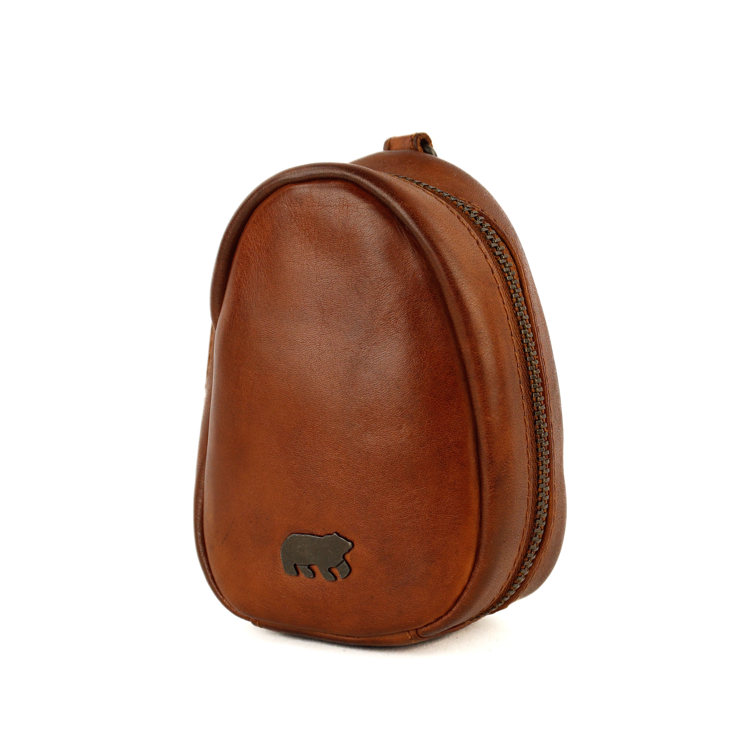 Bag Charm/Case 'Fieke' cognac