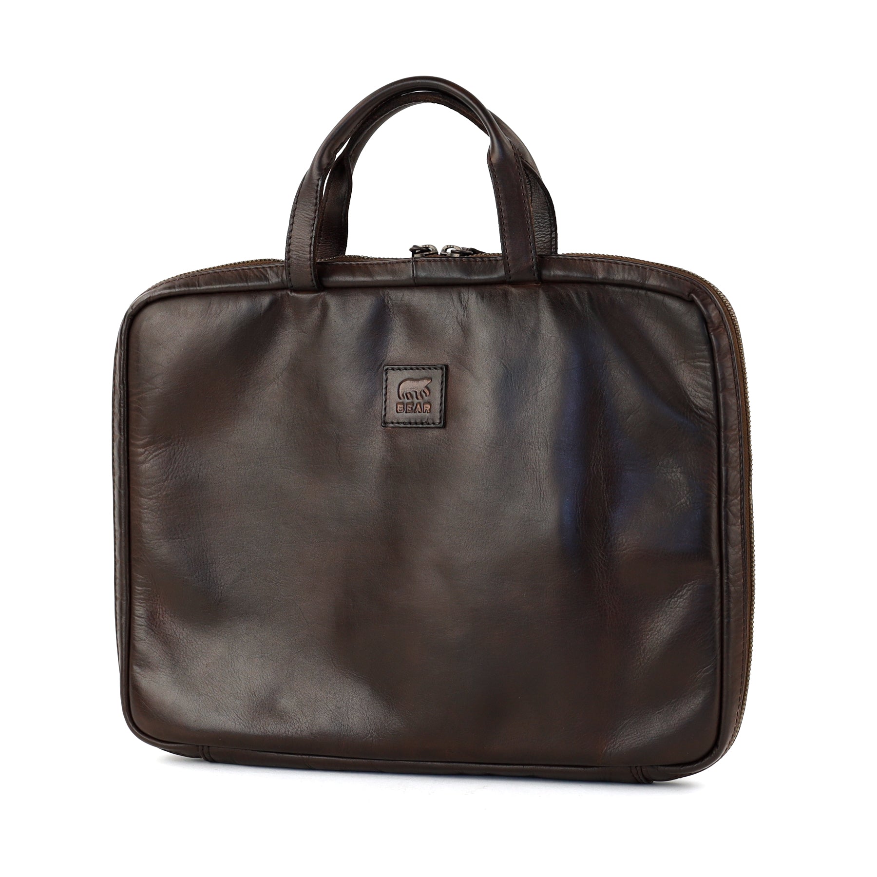 Compact briefcase 'Cleo' dark brown