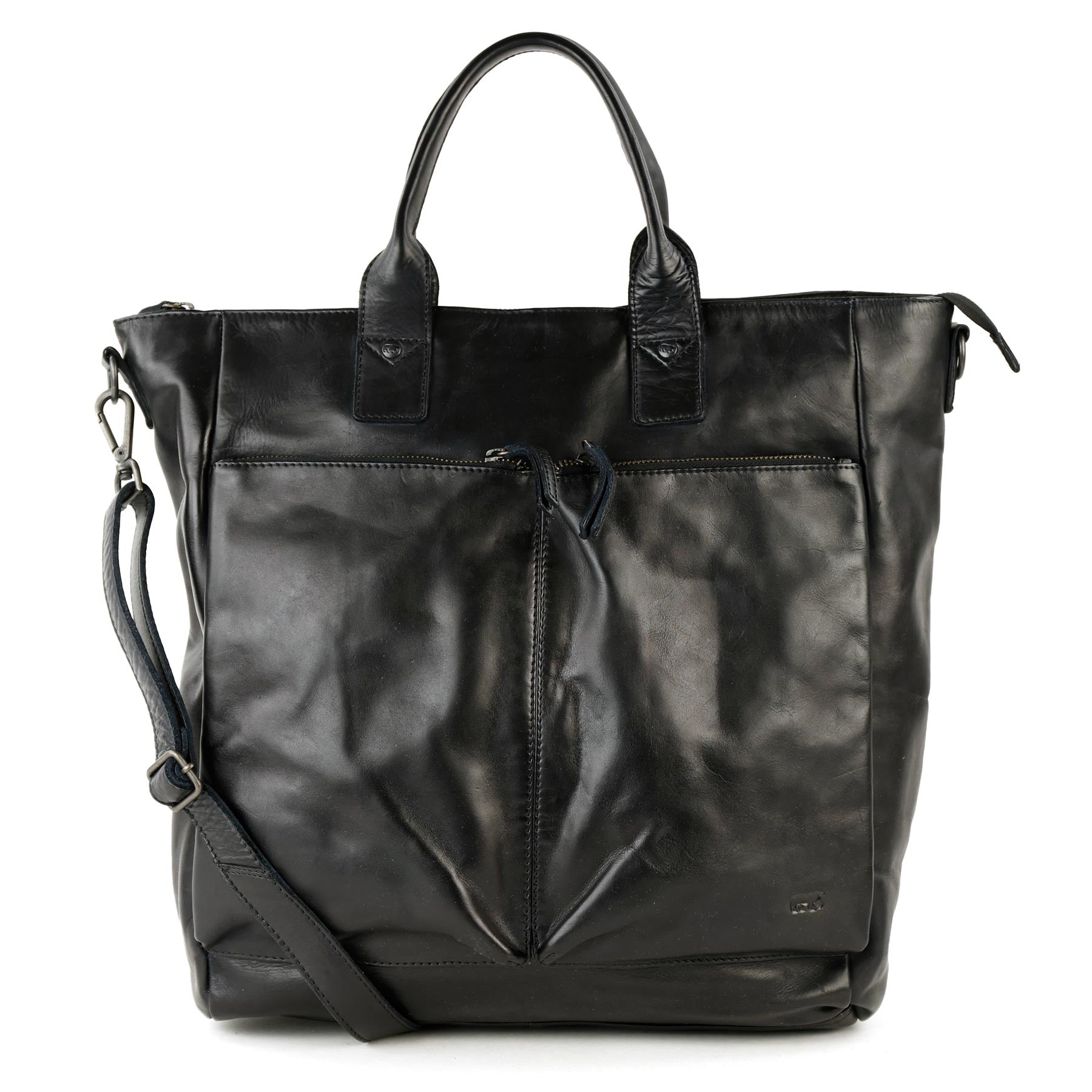 Unisex hand/shoulder bag 'Vera' black