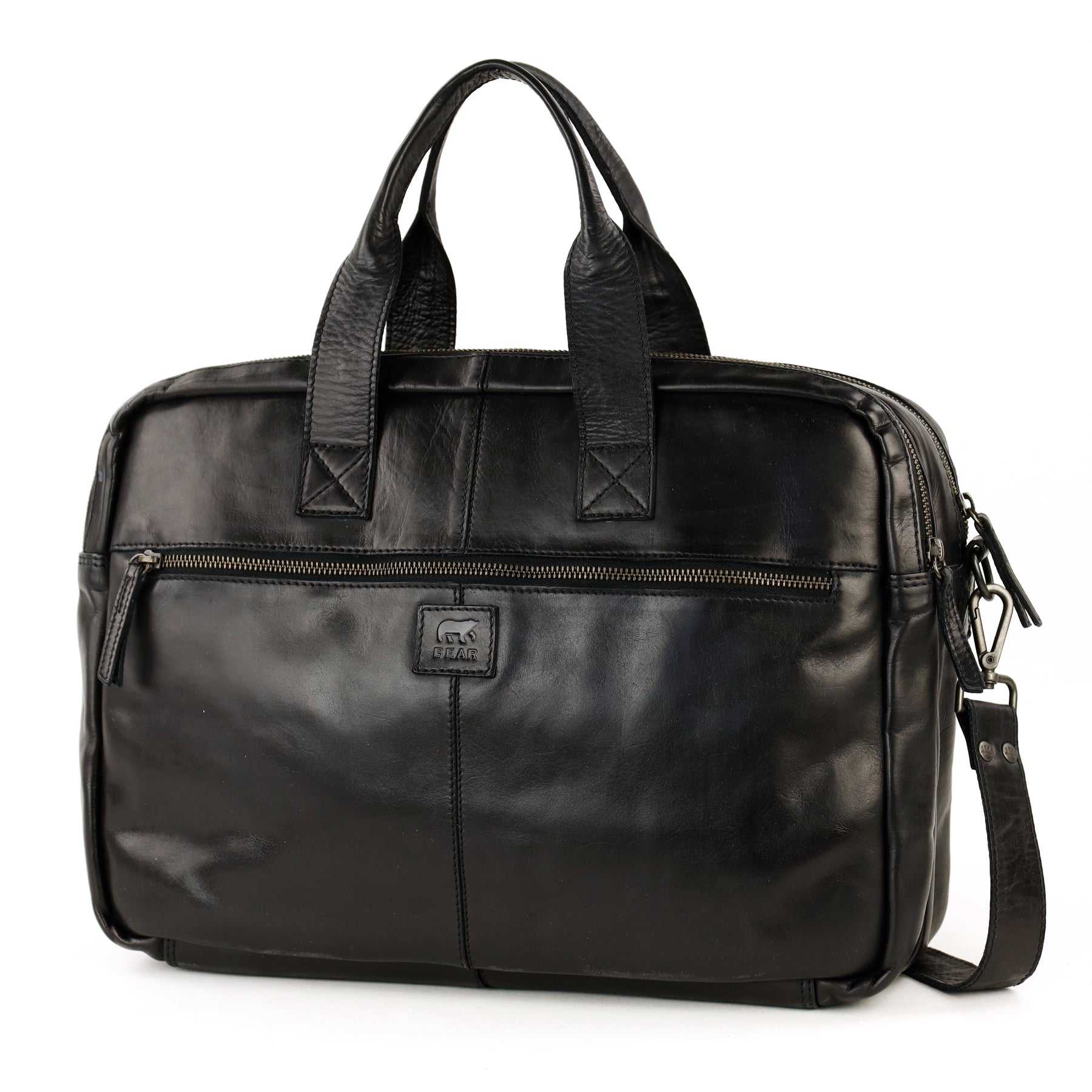 Weekender/laptoptas 15.6" 'Lou' zwart