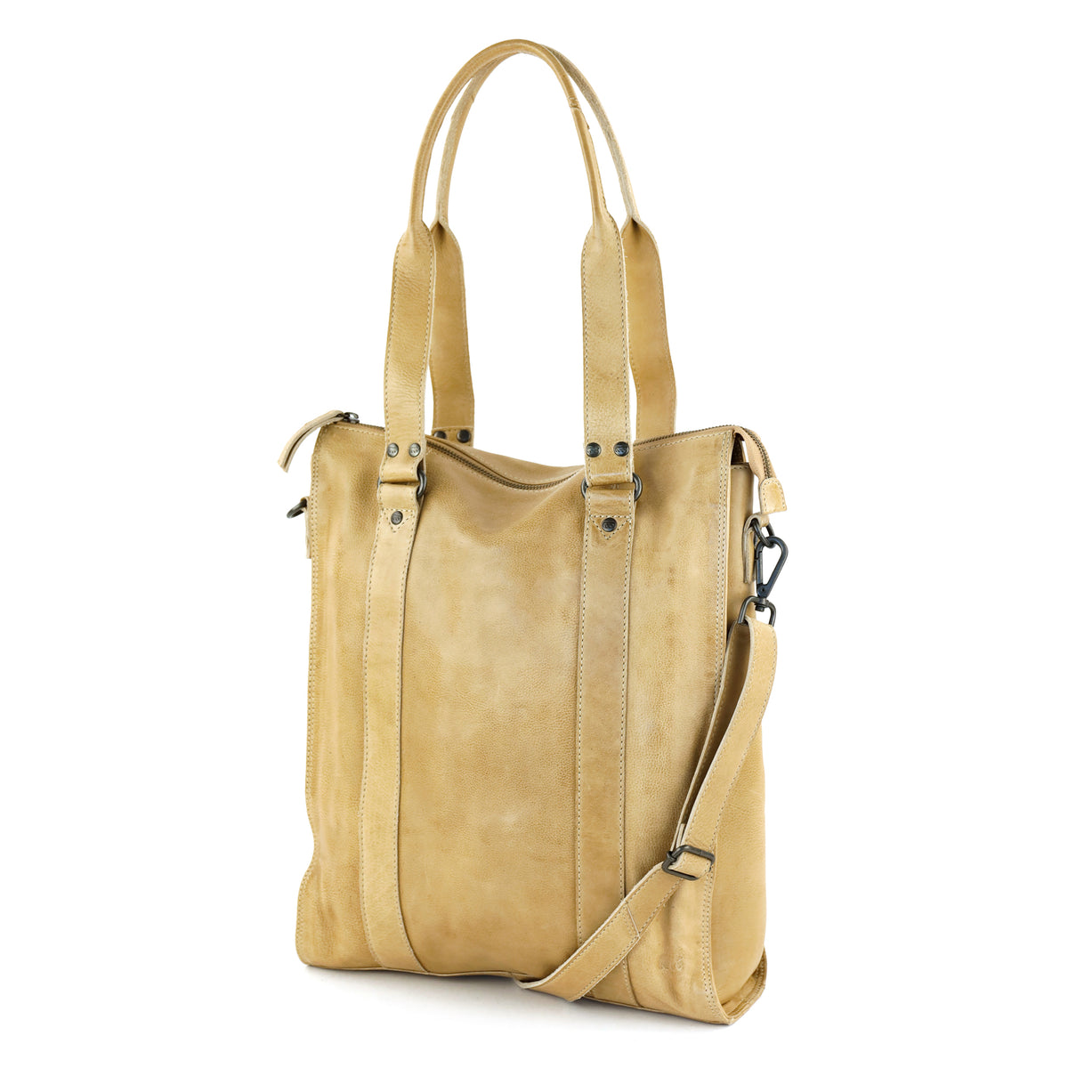 Handbag/Shoulder Bag with Laptop Compartment – ‘Freya’ Cognac