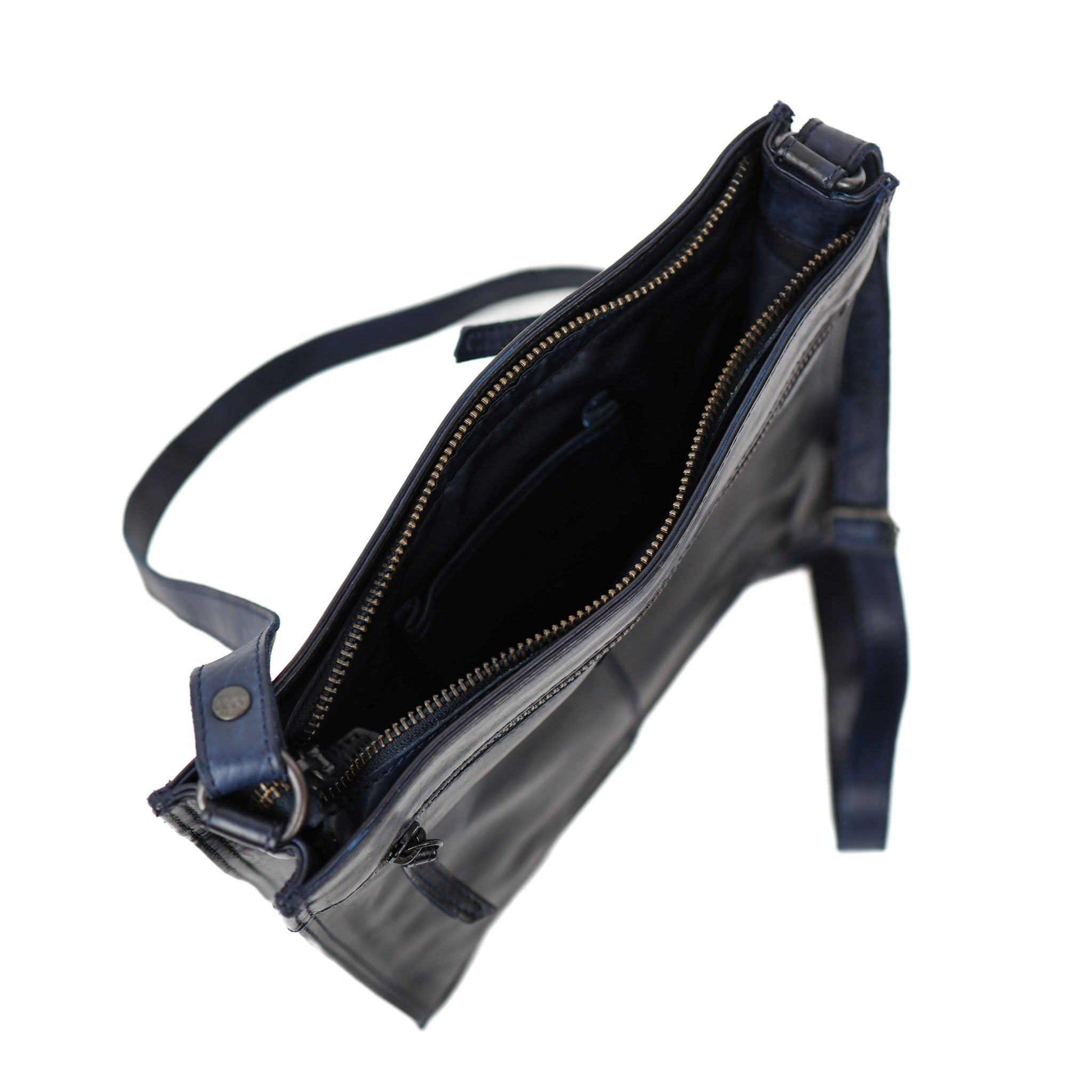 Ruime schoudertas 'Marisa' blauw