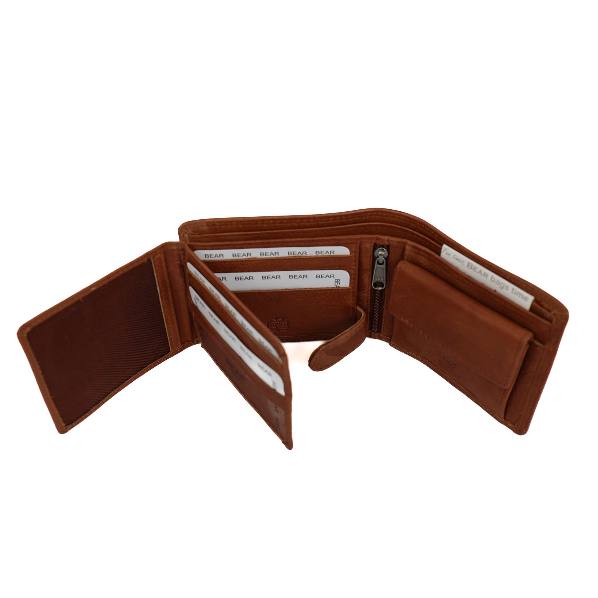 Billfold 'Boaz' cognac