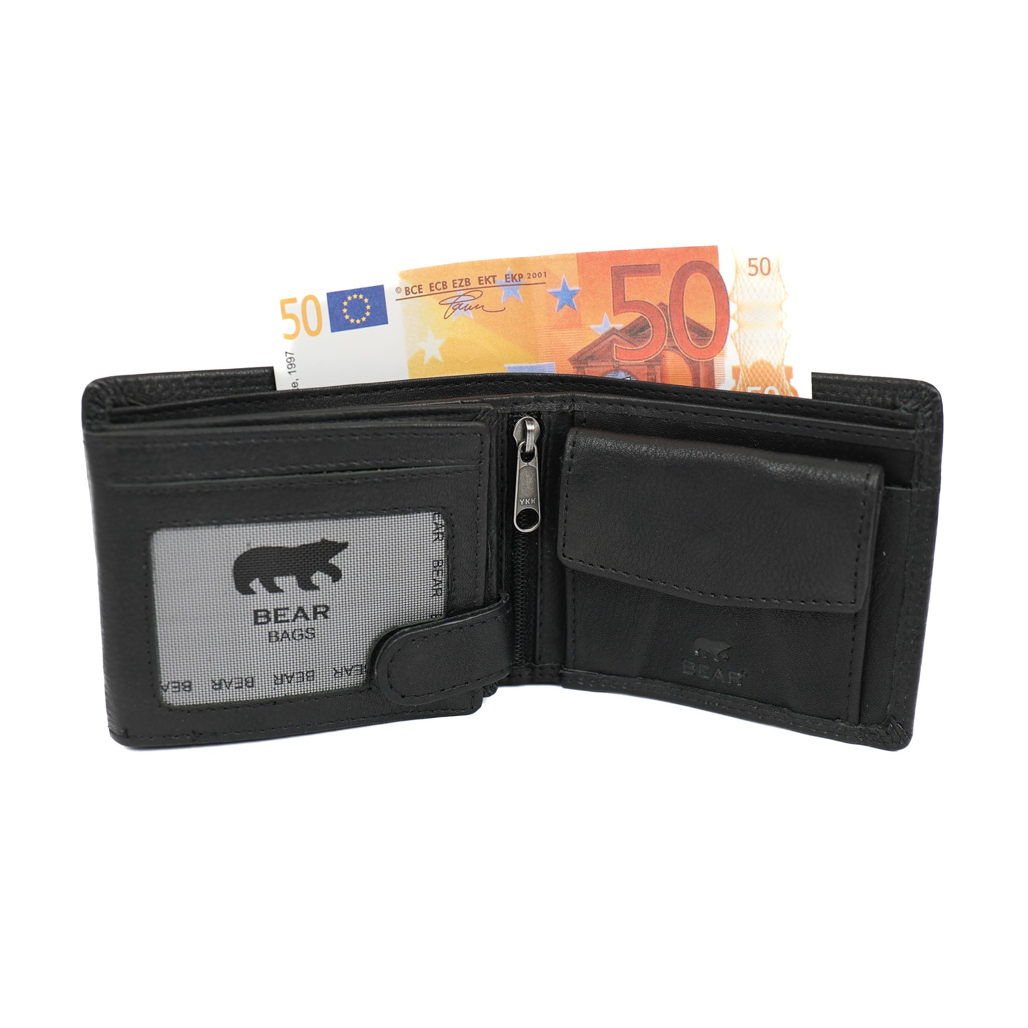 Billfold 'Boaz' zwart