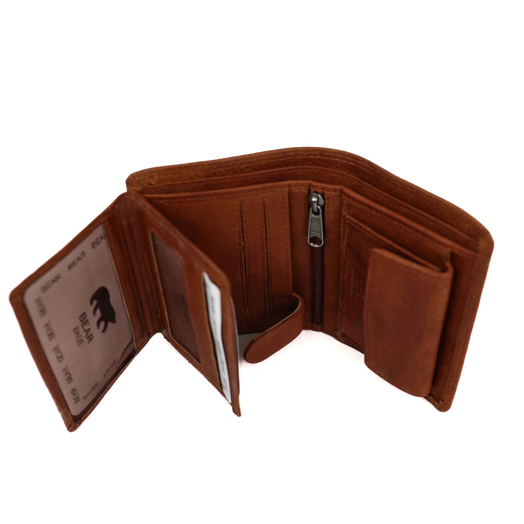 Hoge billfold 'Nolan' cognac