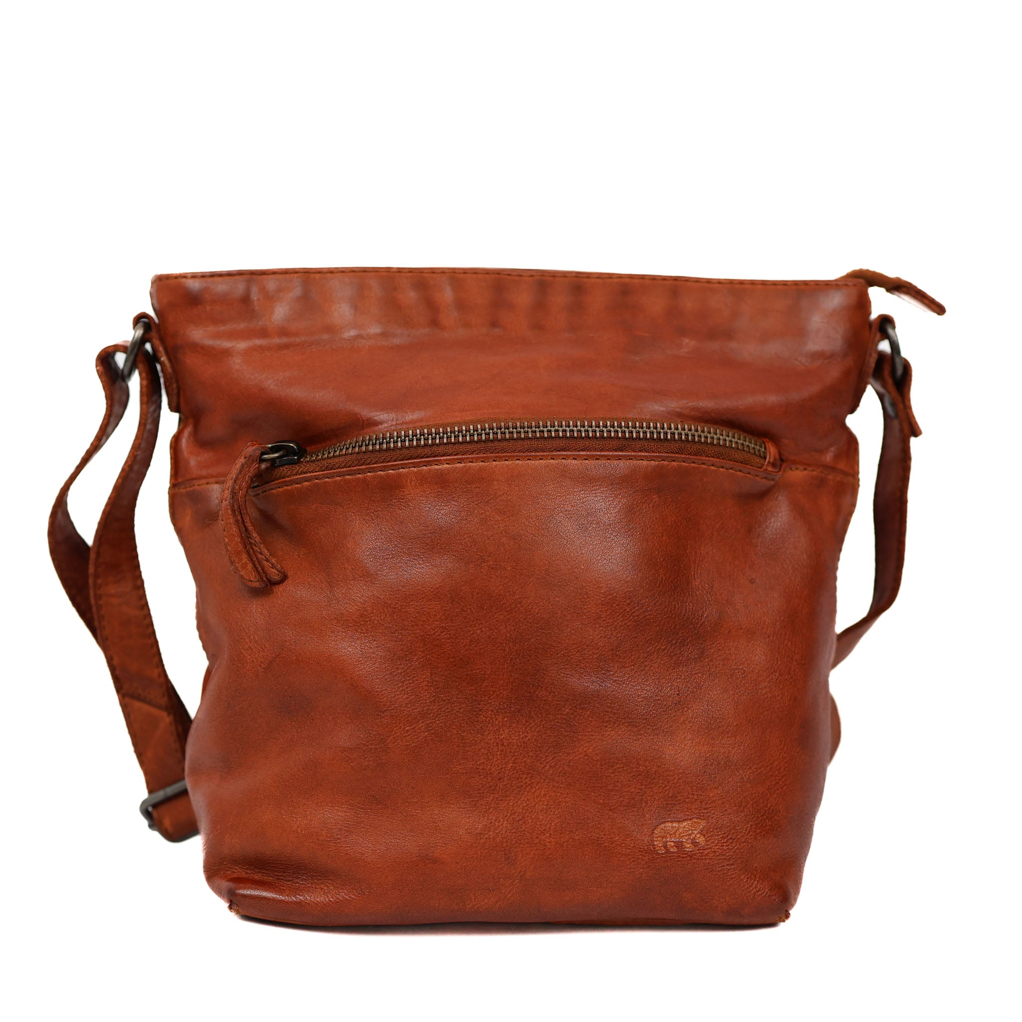 Schoudertasje 'Nancy' cognac
