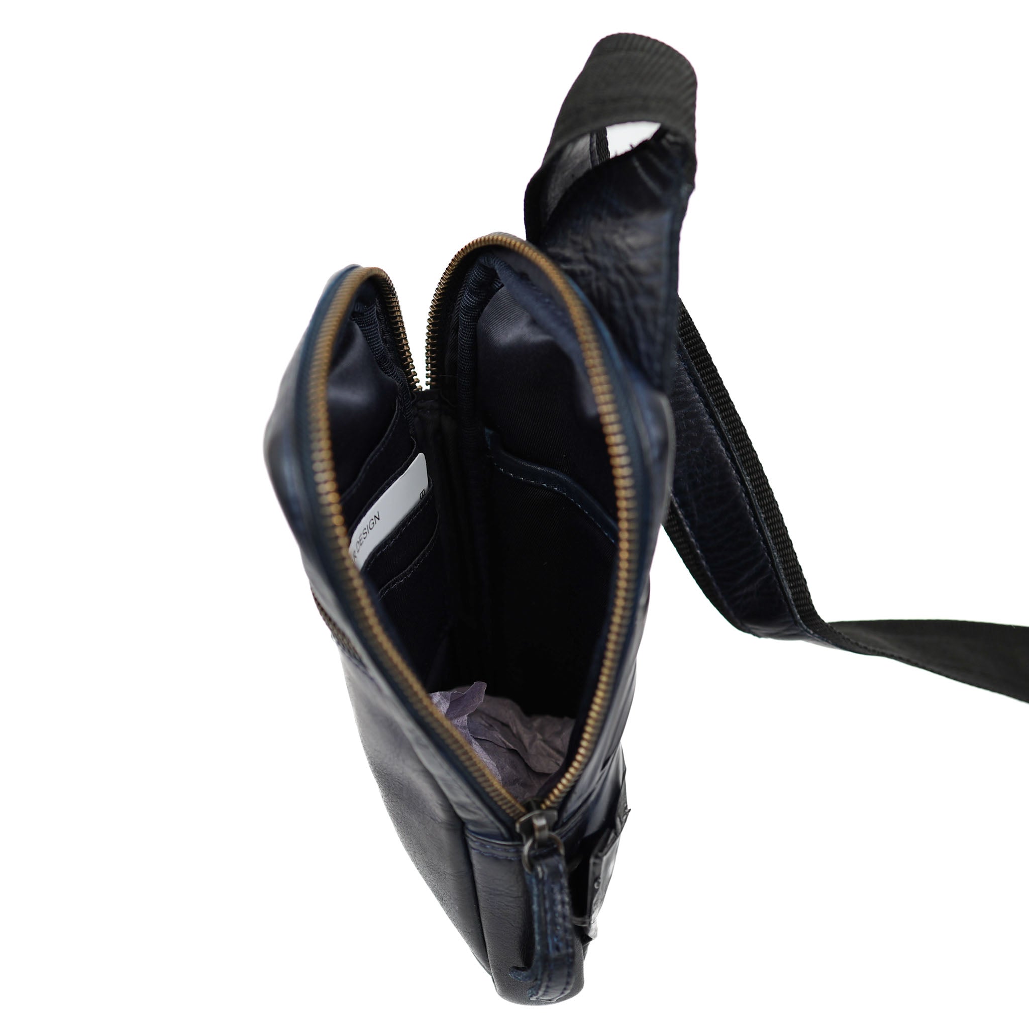 Klein crossbody tasje 'Nikki' donkerblauw