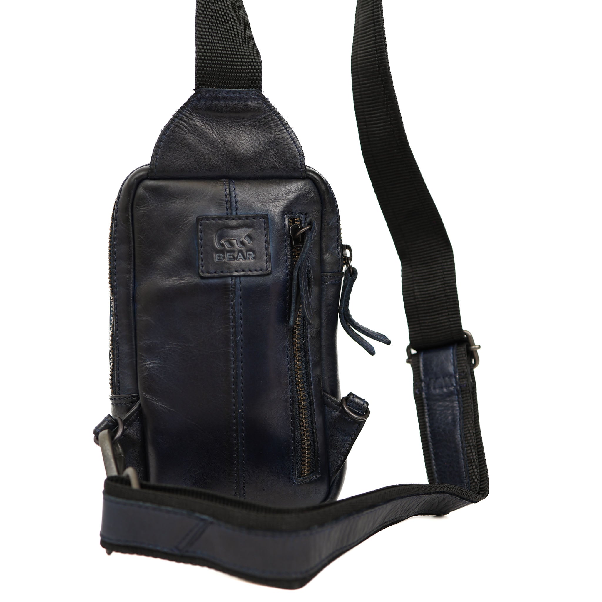 Klein crossbody tasje 'Nikki' donkerblauw