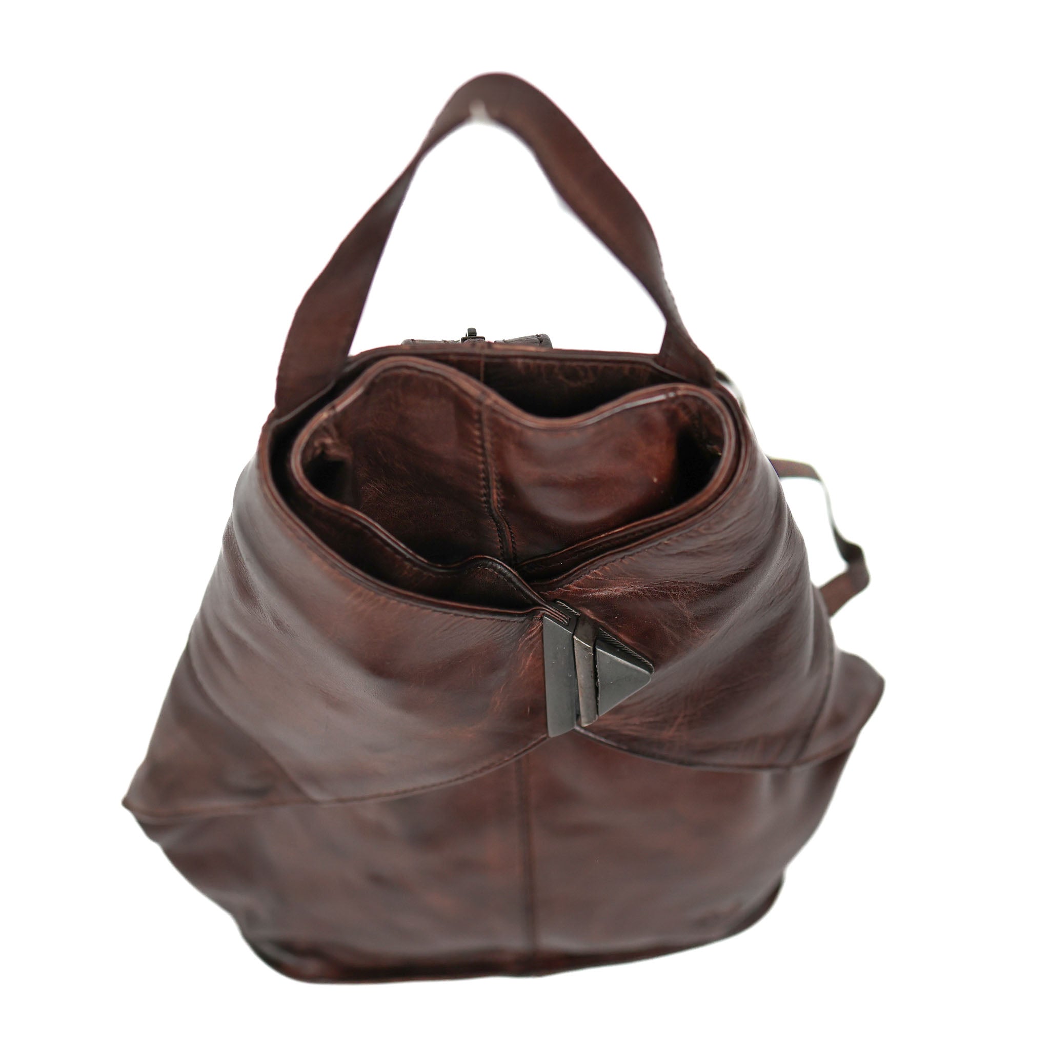 Folding backpack 'Lisa' brown