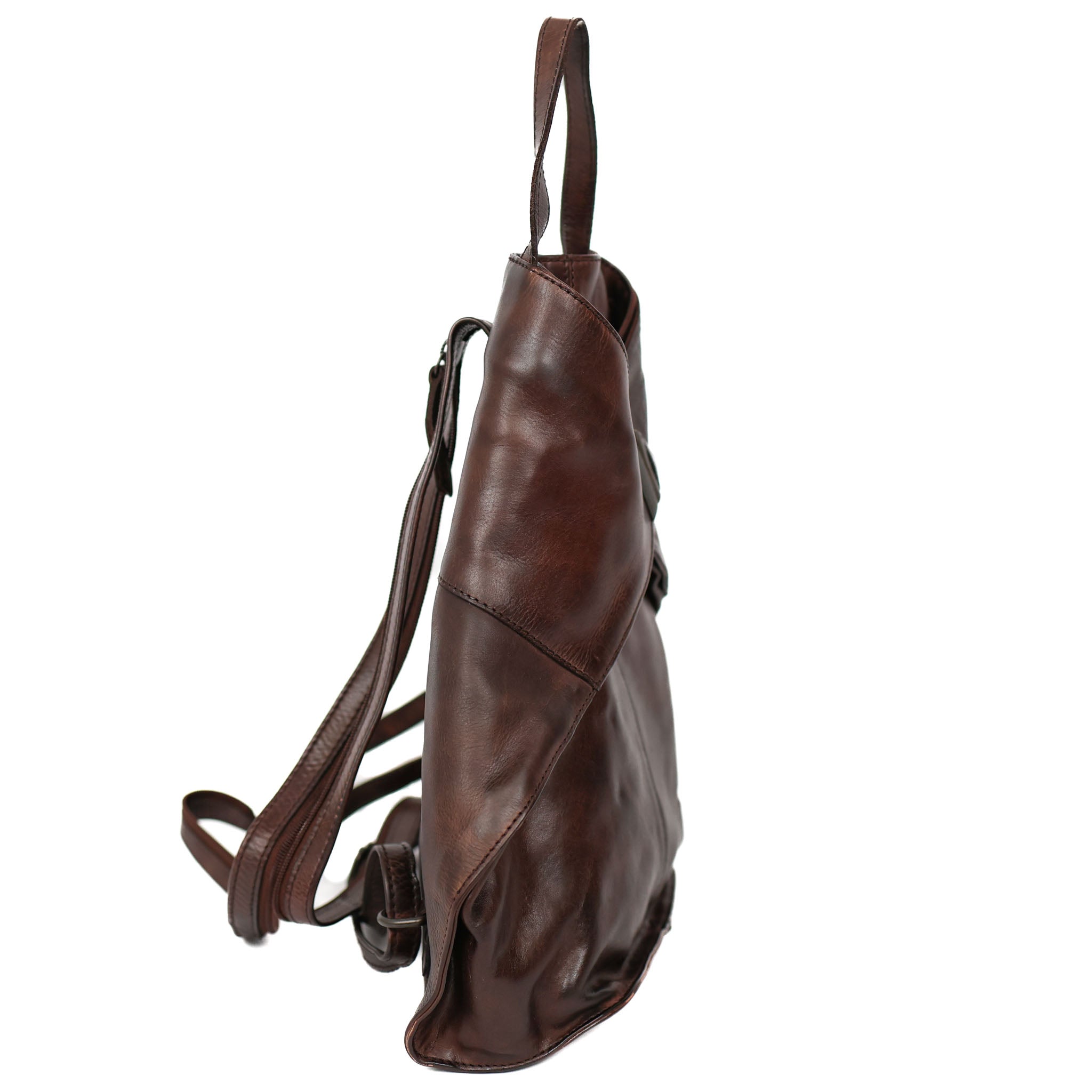 Folding backpack 'Lisa' brown