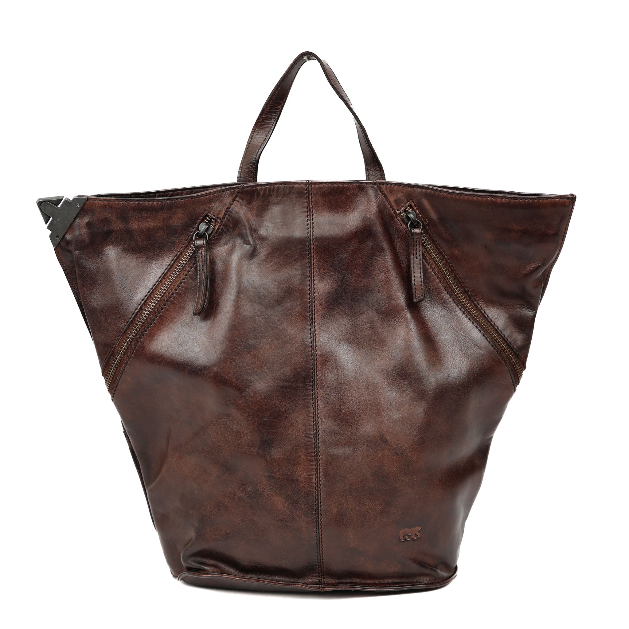 Folding backpack 'Lisa' brown