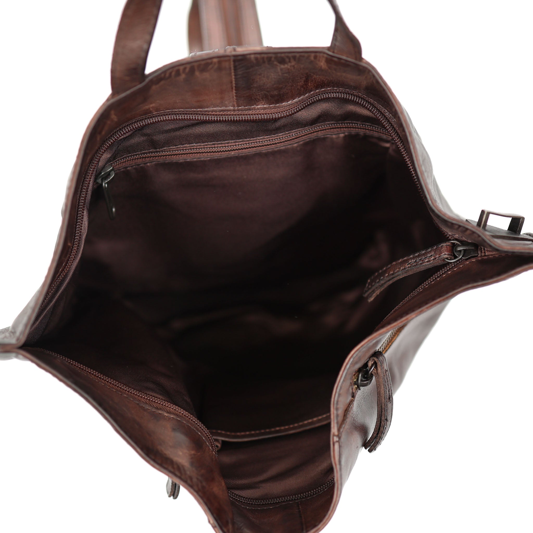 Folding backpack 'Lisa' brown