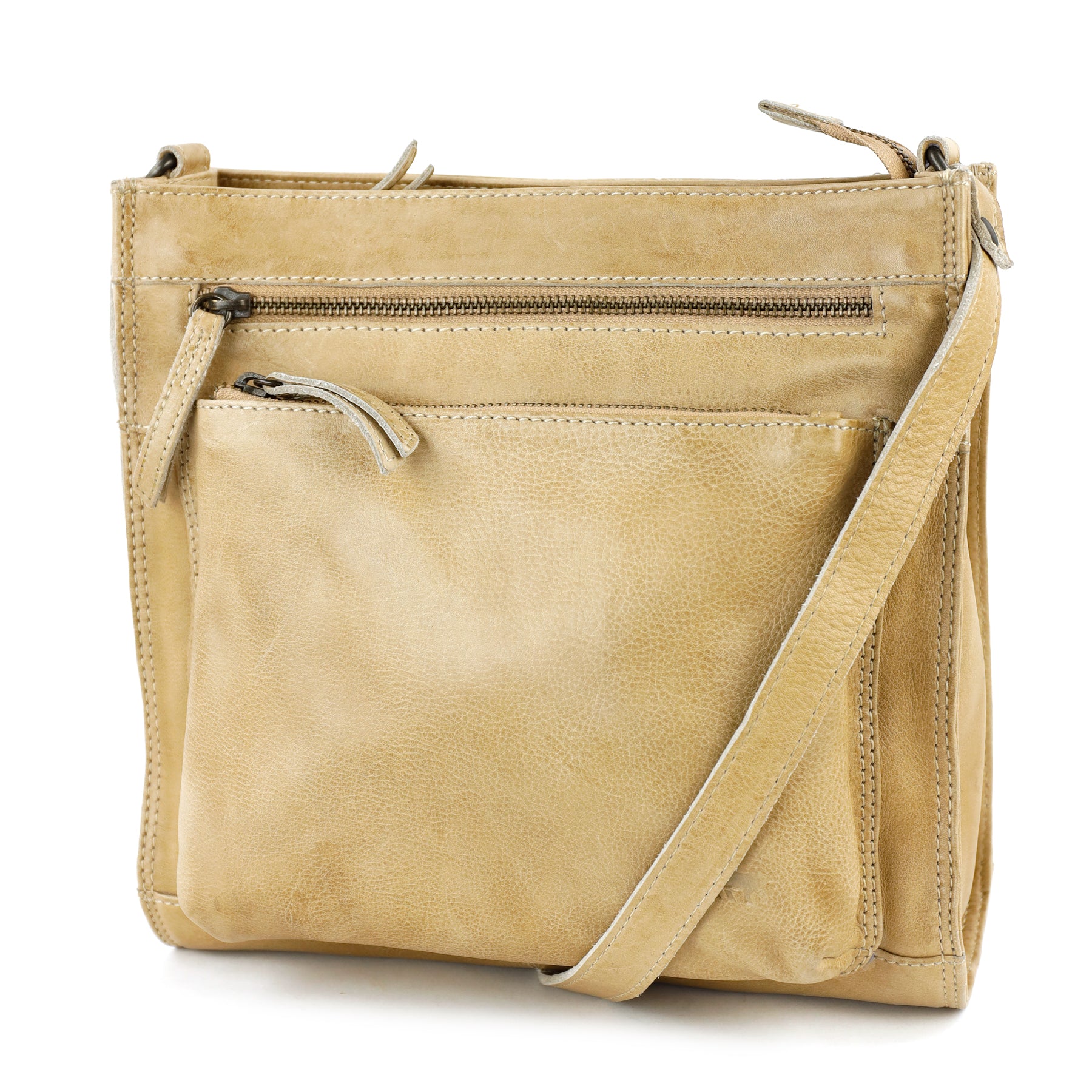 Ruime schoudertas 'Marisa' beige