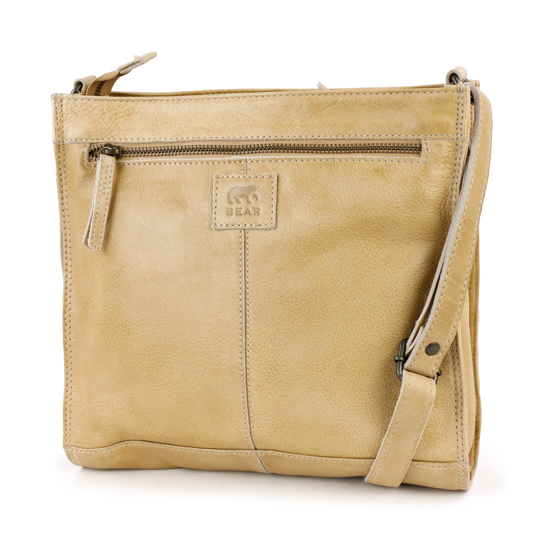 Ruime schoudertas 'Marisa' beige