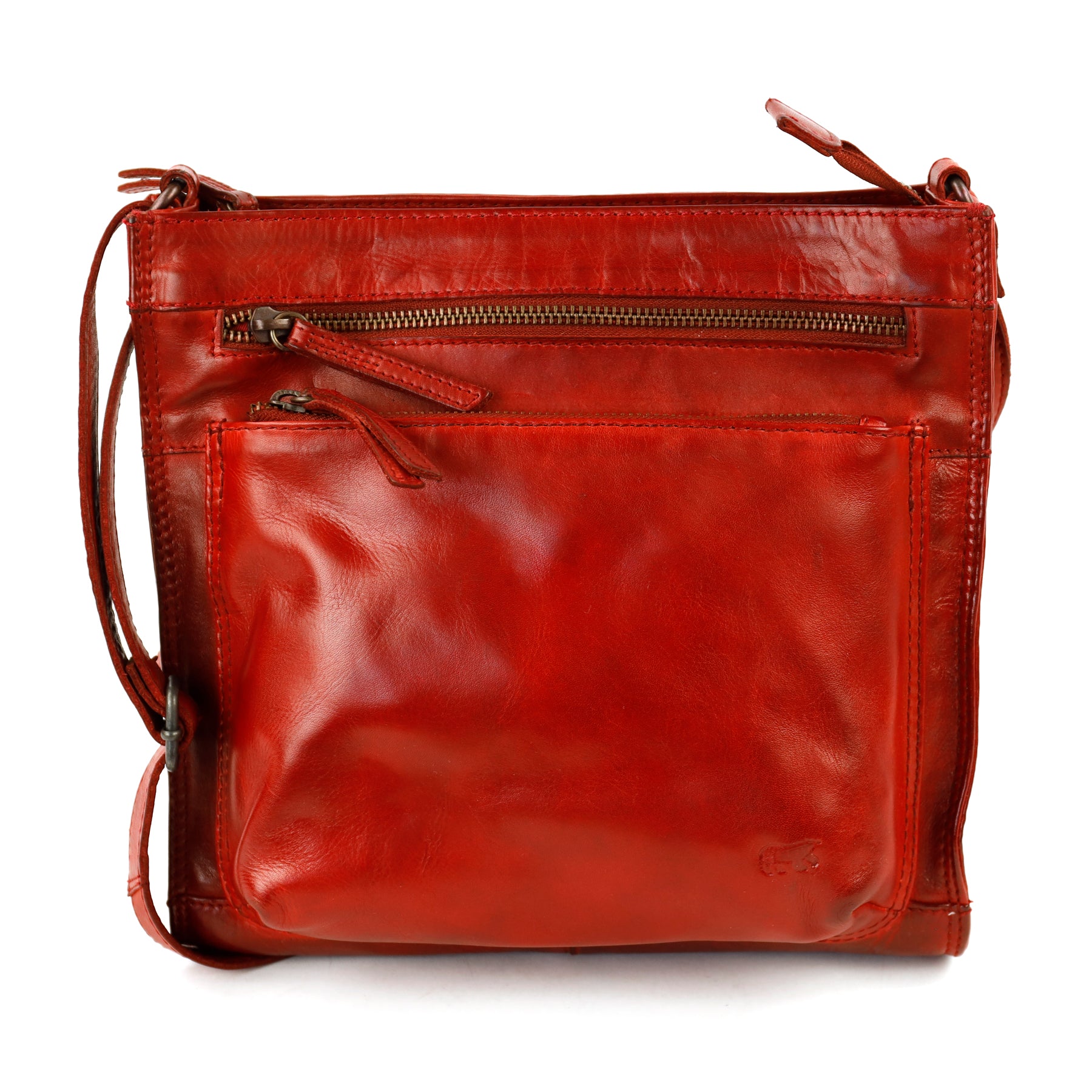 Ruime schoudertas 'Marisa' rood