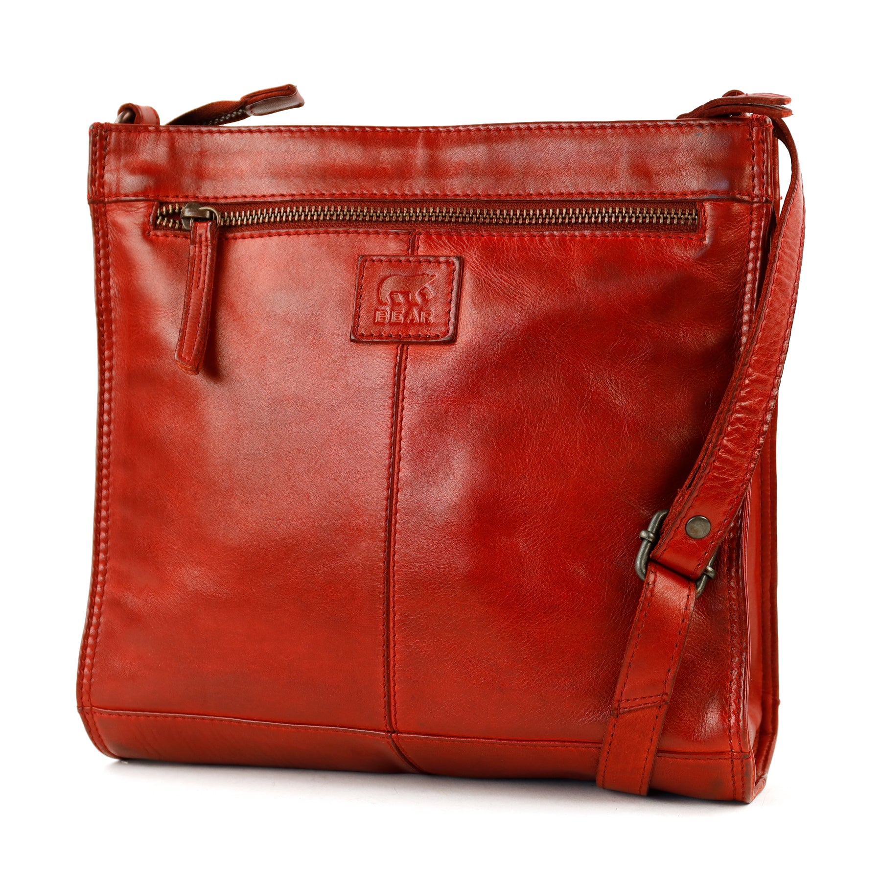 Ruime schoudertas 'Marisa' rood