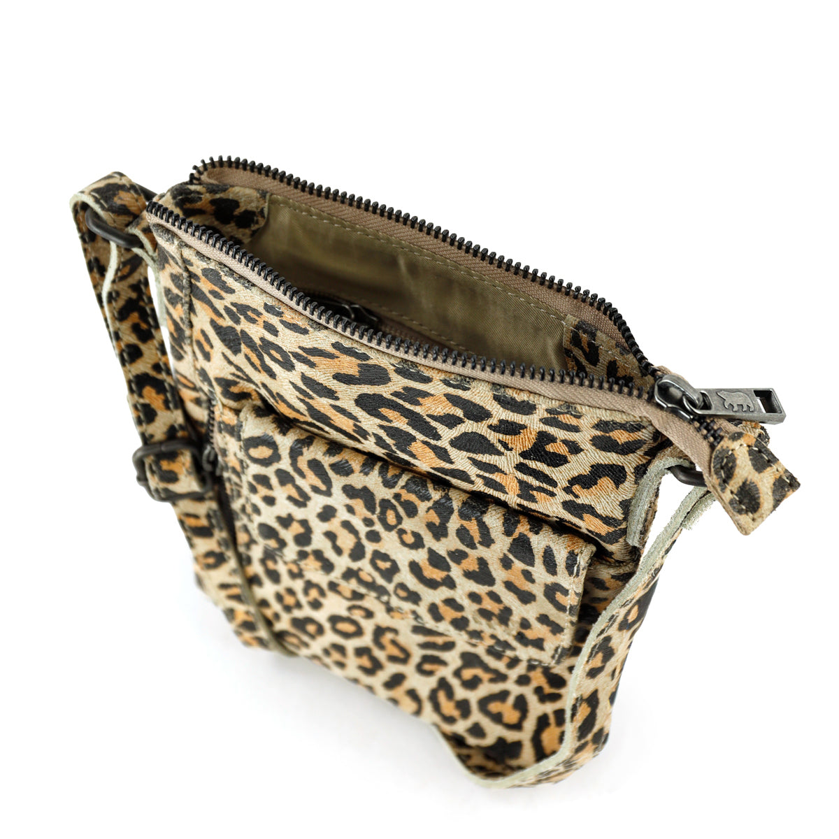 Shoulder bag 'Davide' small panther