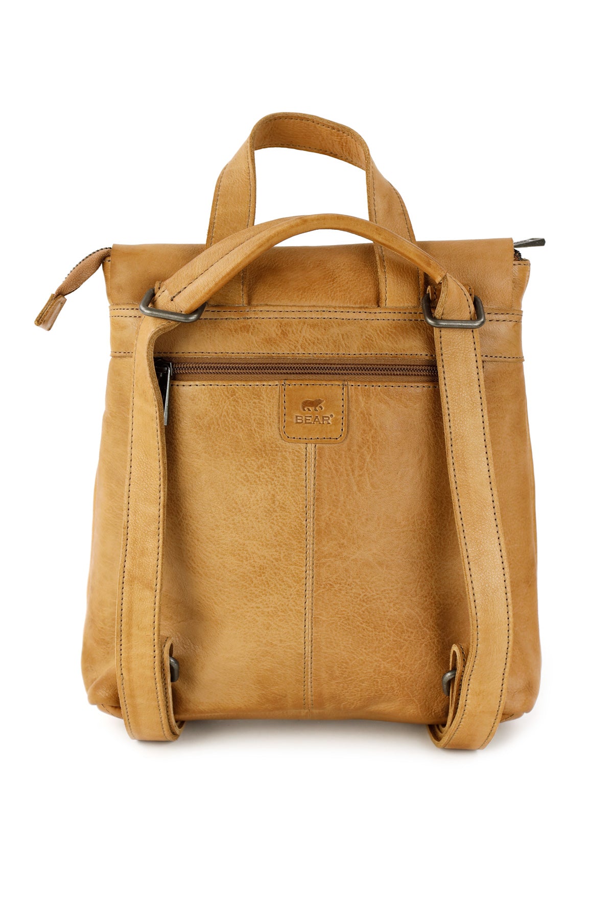 Rugzak/schoudertas 'Jesse' taupe