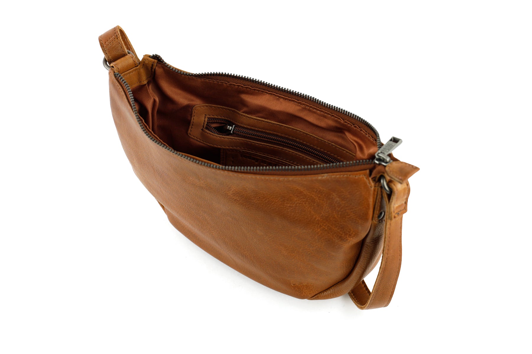 Pouch bag 'Dyan' cognac