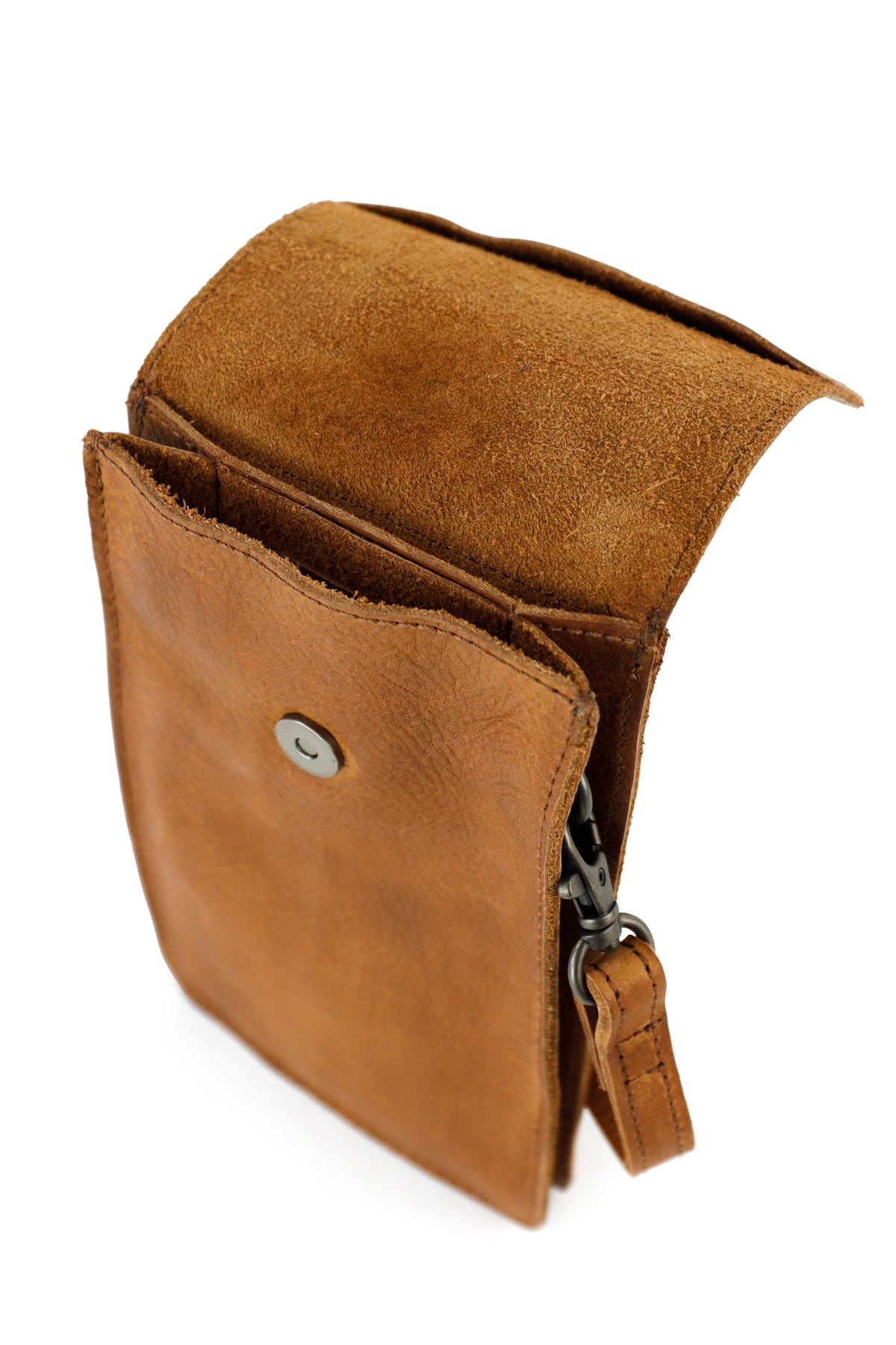 Phone bag 'Yori' cognac