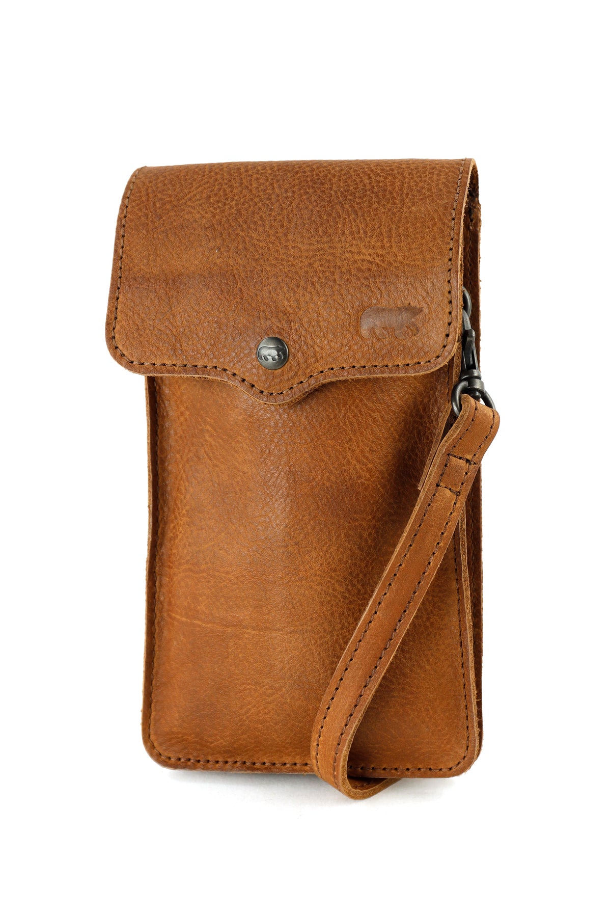 Phone bag 'Yori' cognac