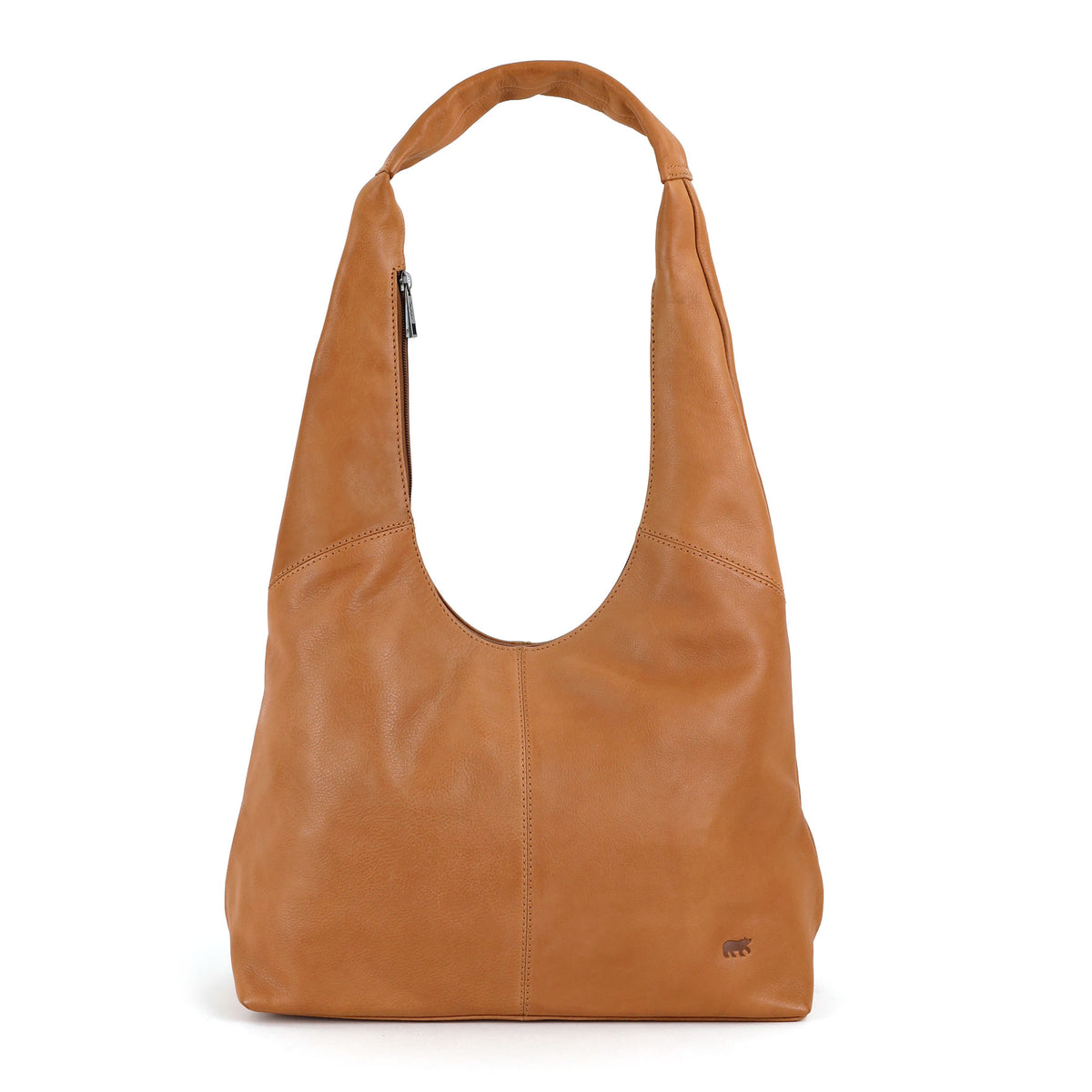 Shopper/pouch bag 'Pauline' cognac