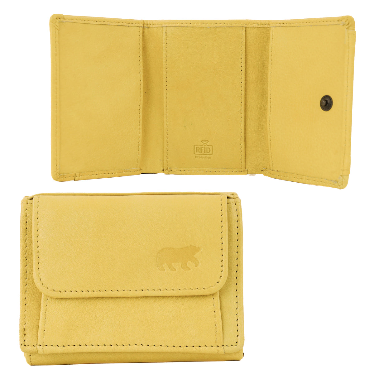 RFID Portemonneetje 'Nana' butter yellow
